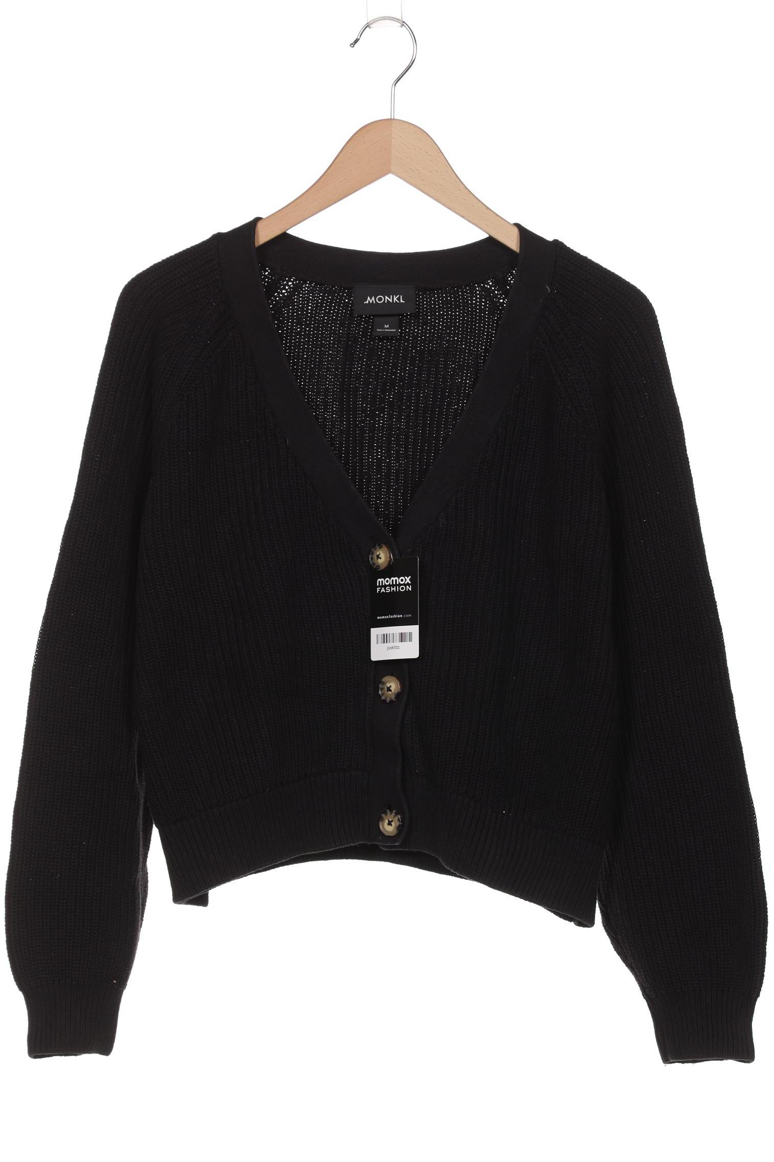 

Monki Damen Strickjacke, schwarz, Gr. 38