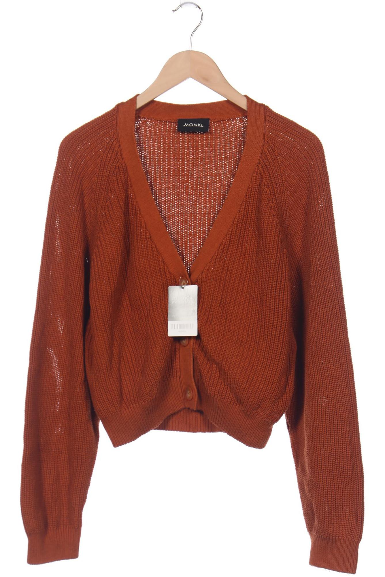 

Monki Damen Strickjacke, orange, Gr. 42