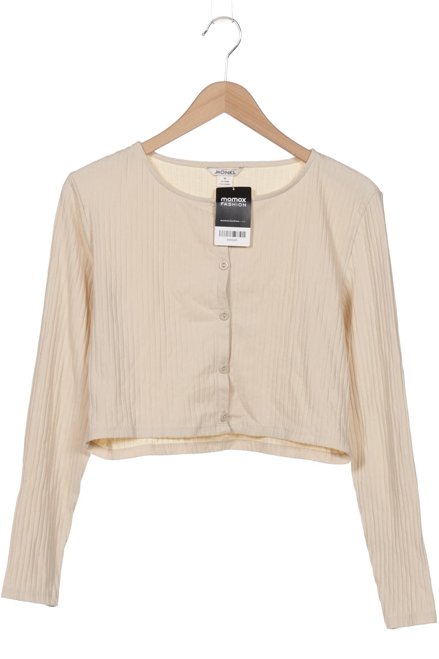 

Monki Damen Strickjacke, beige, Gr. 38
