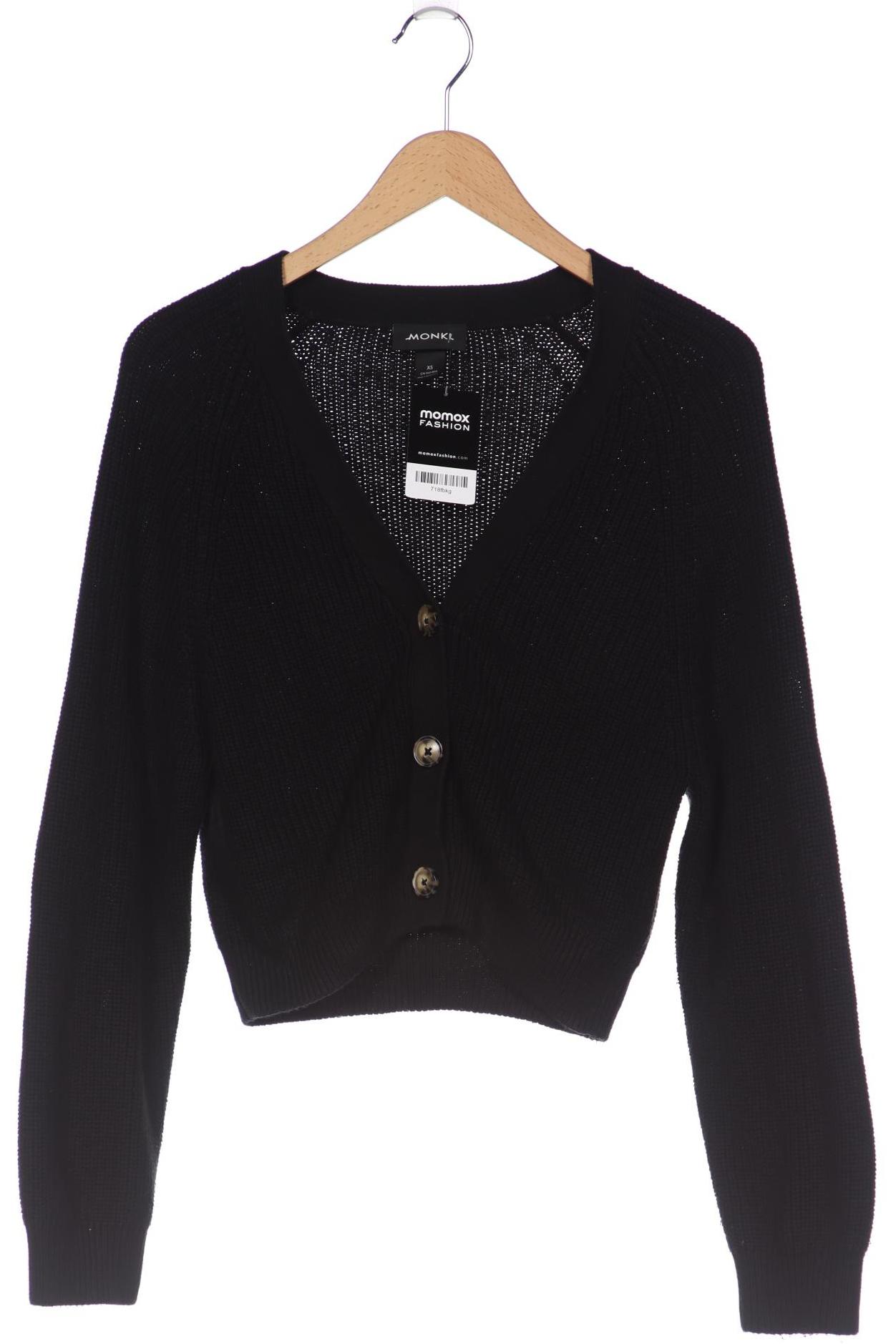 

MONKI Damen Strickjacke, schwarz