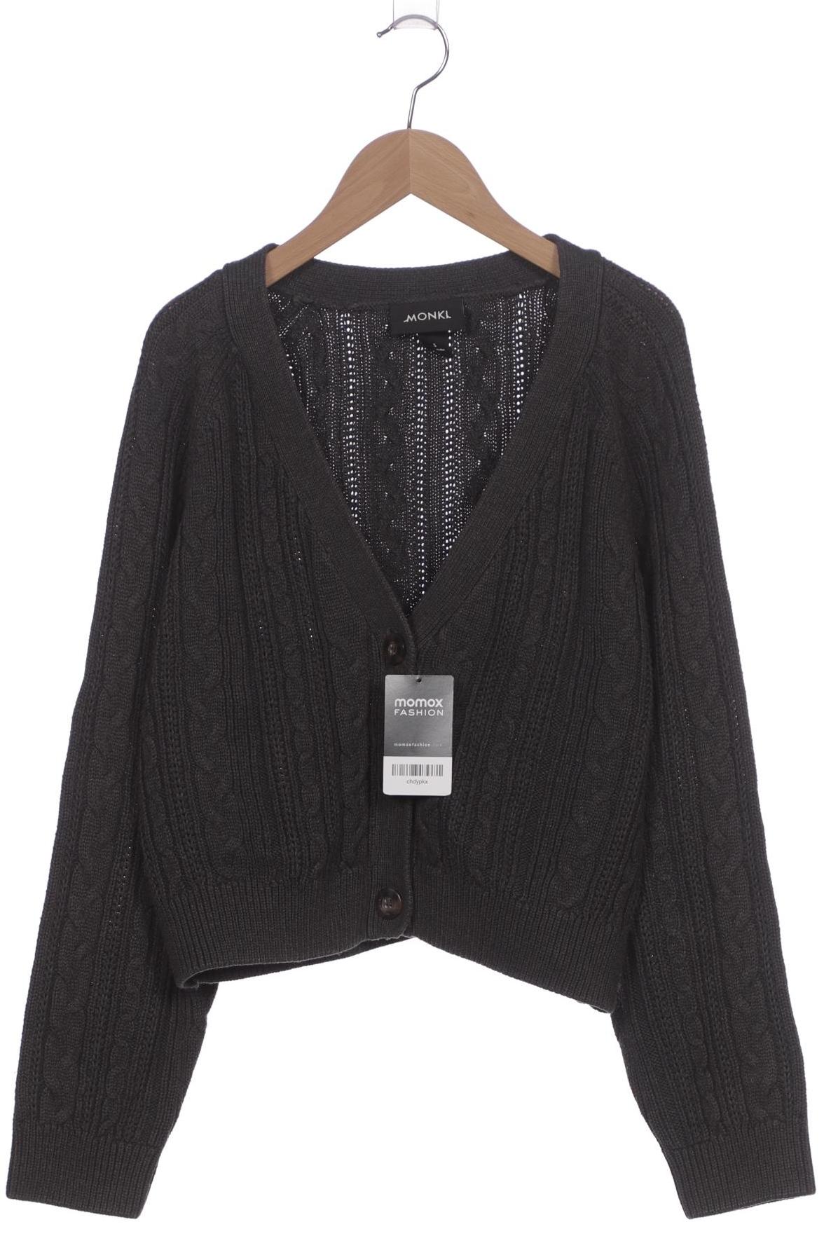 

Monki Damen Strickjacke, grau, Gr. 36