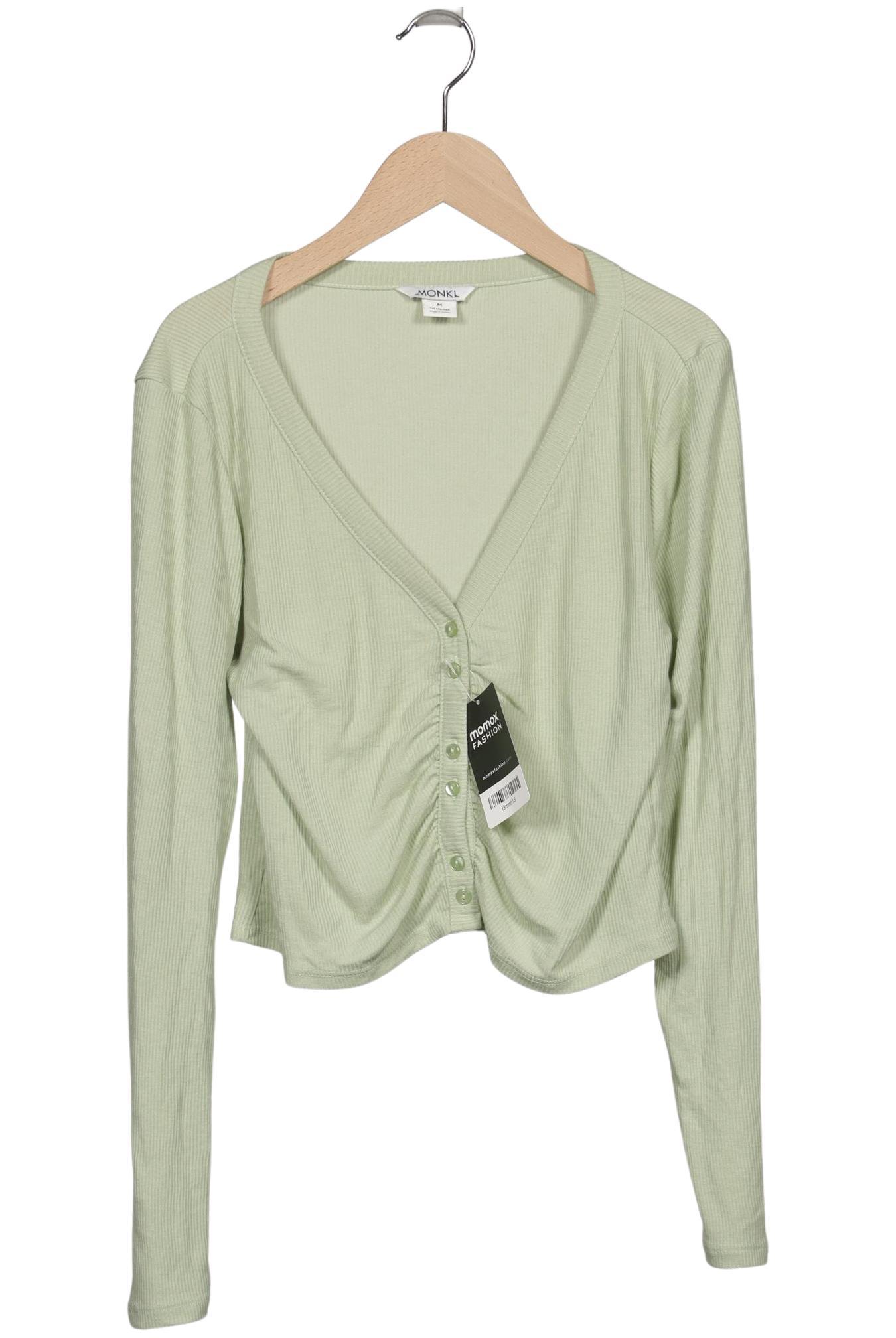 

Monki Damen Strickjacke, hellgrün, Gr. 38