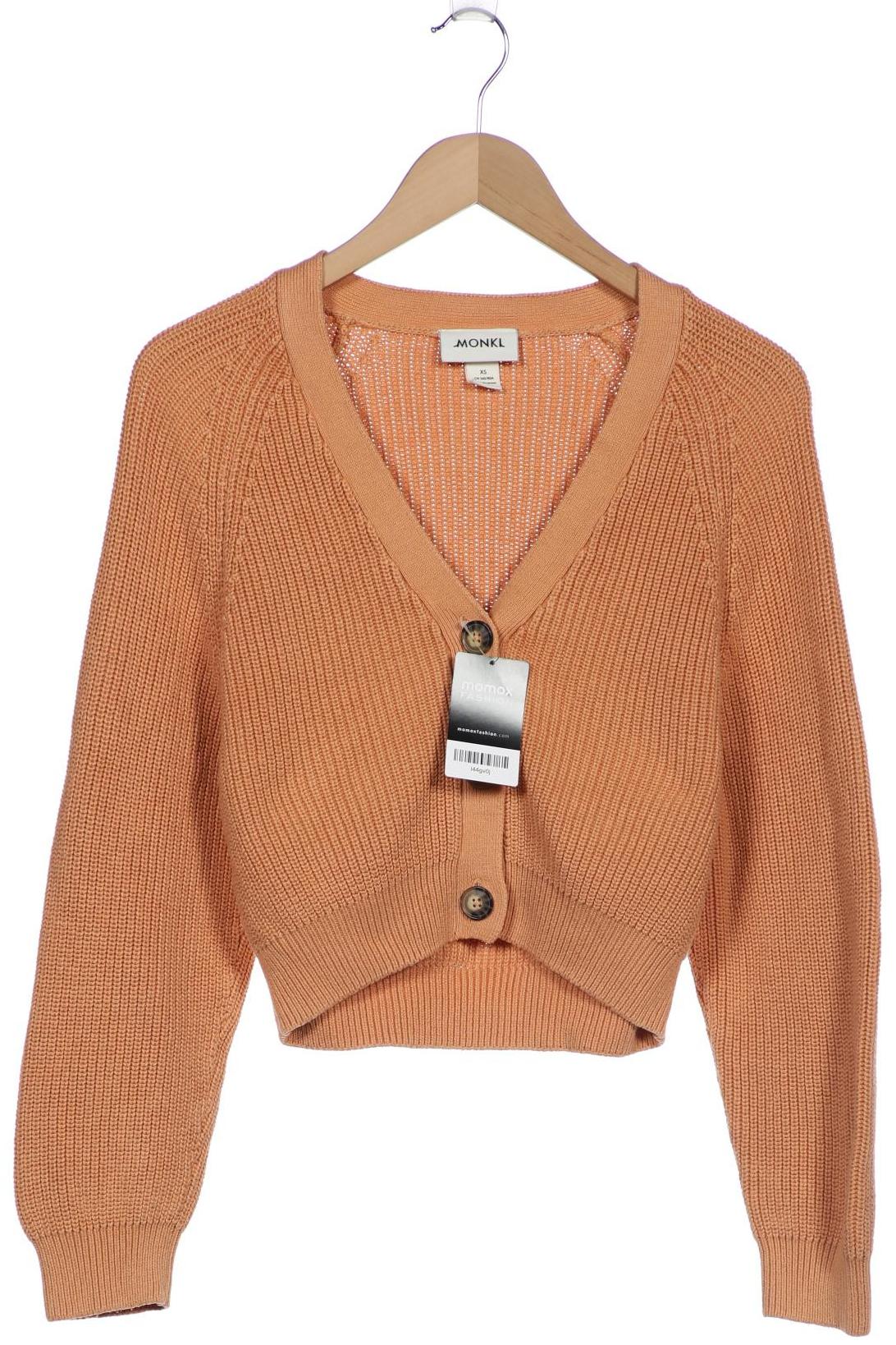 

MONKI Damen Strickjacke, orange