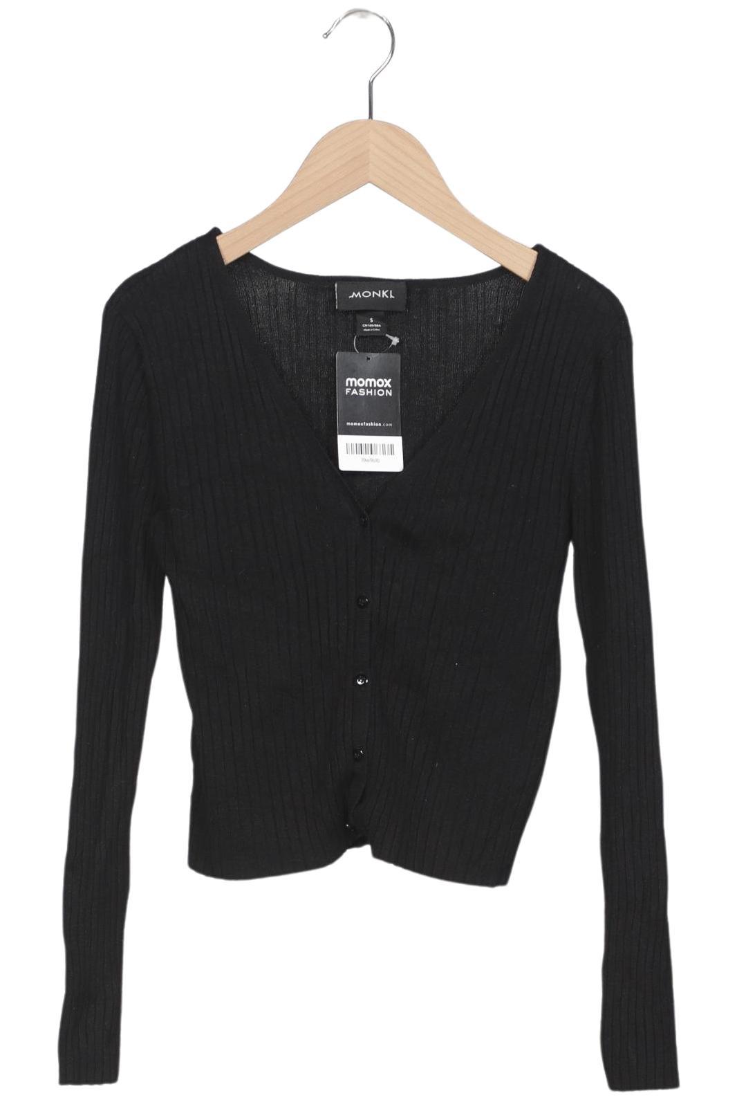 

Monki Damen Strickjacke, schwarz, Gr. 36