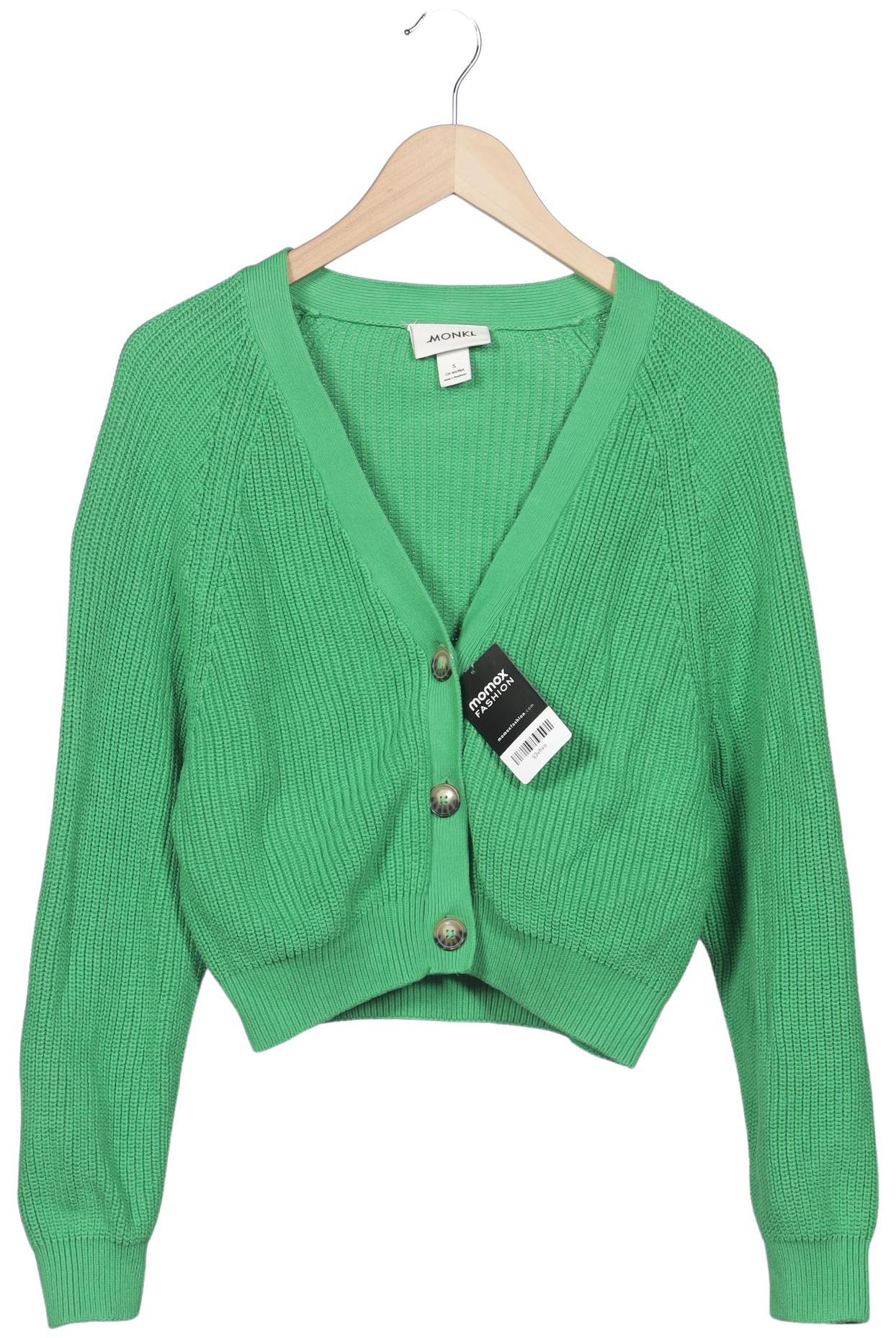 

Monki Damen Strickjacke, grün, Gr. 36