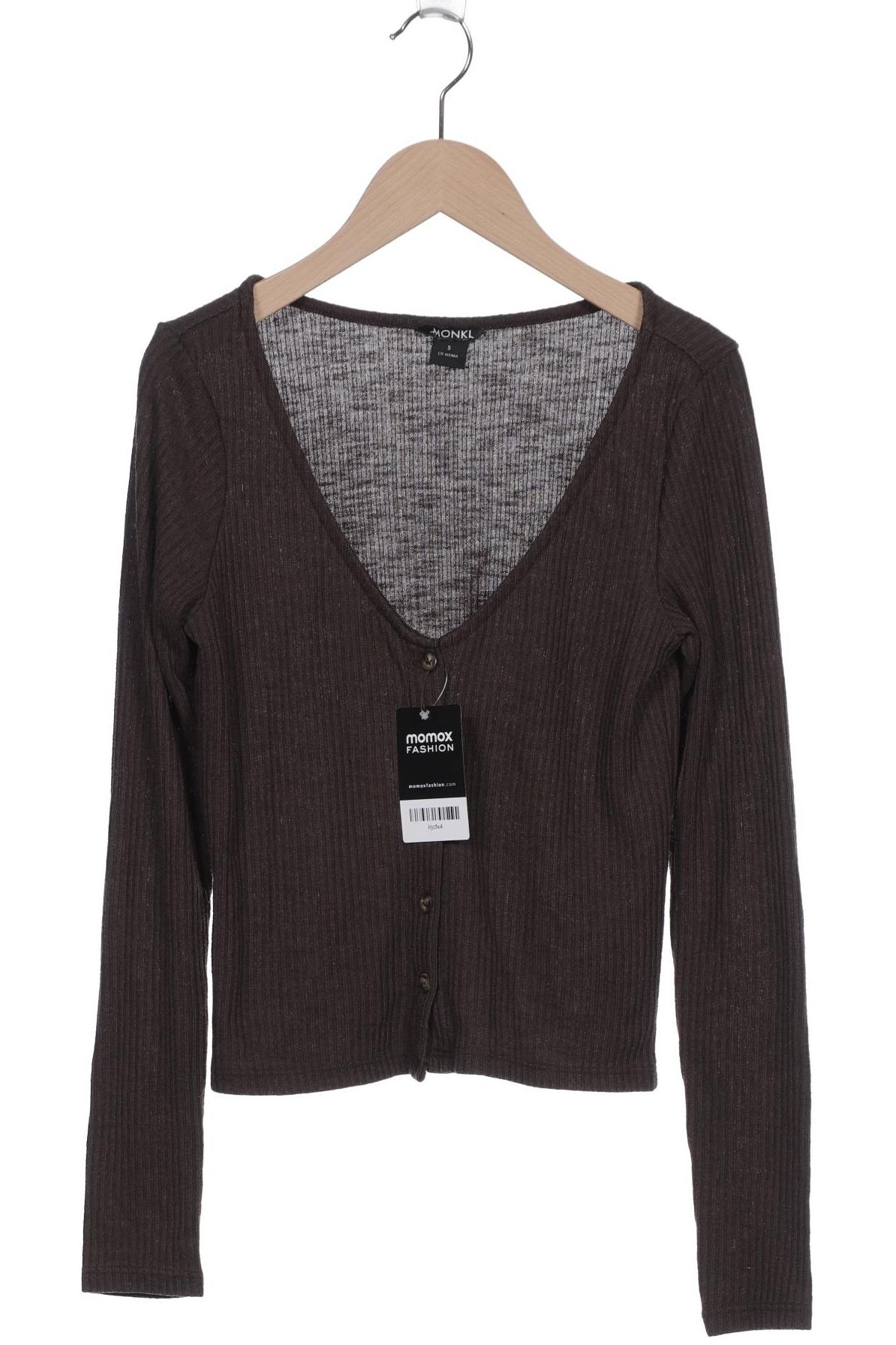 

Monki Damen Strickjacke, braun, Gr. 36