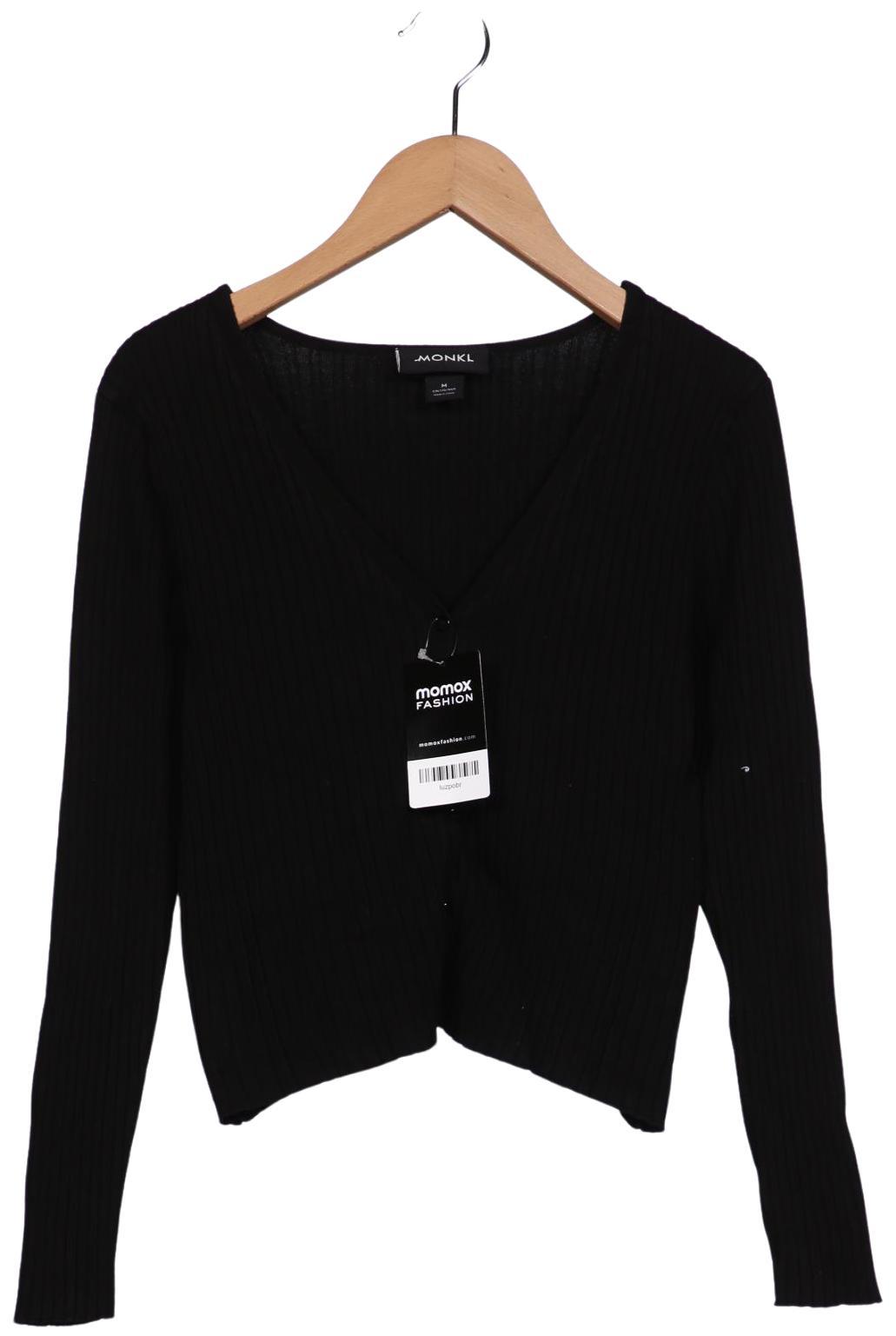 

Monki Damen Strickjacke, schwarz, Gr. 38