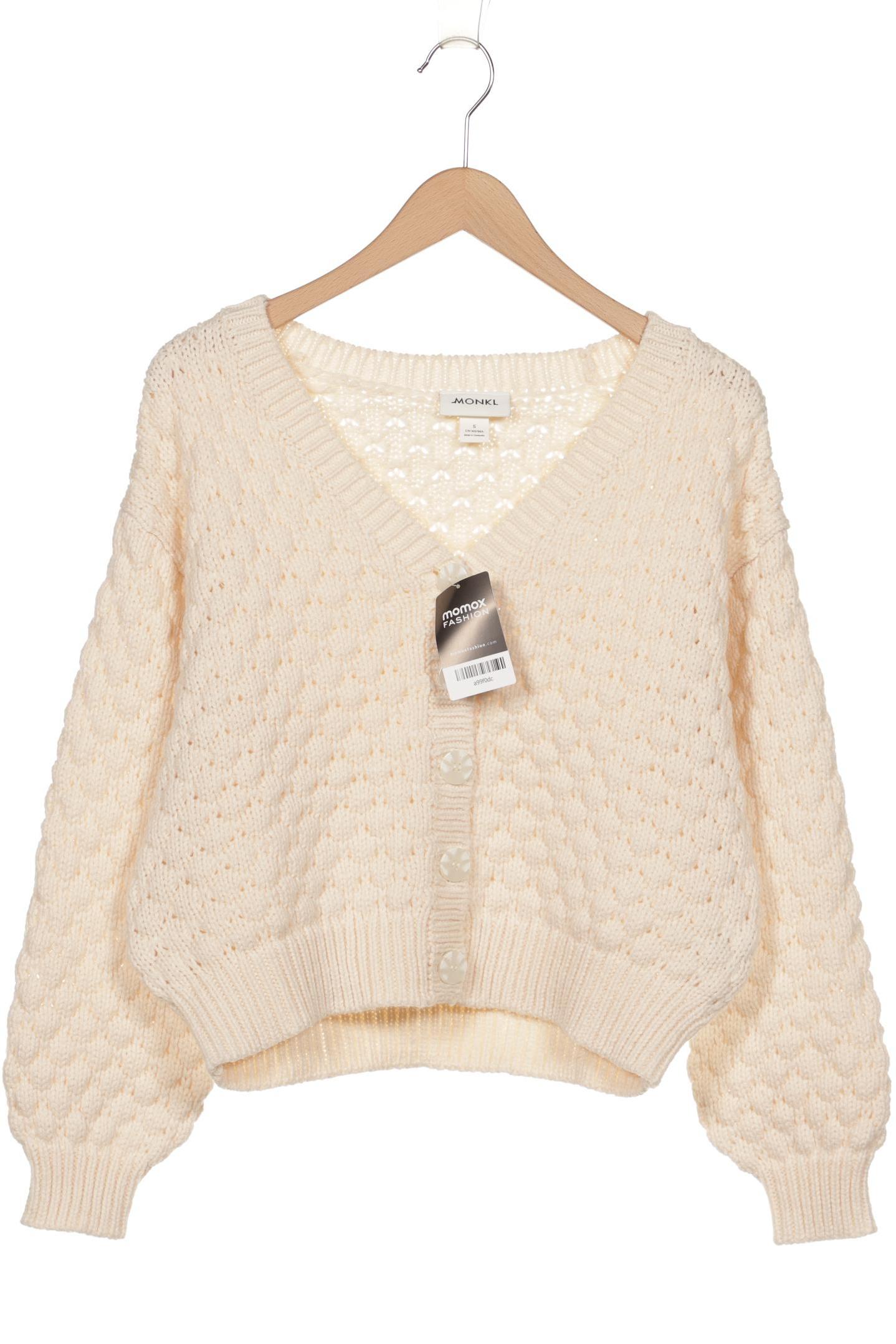 

Monki Damen Strickjacke, cremeweiß, Gr. 36