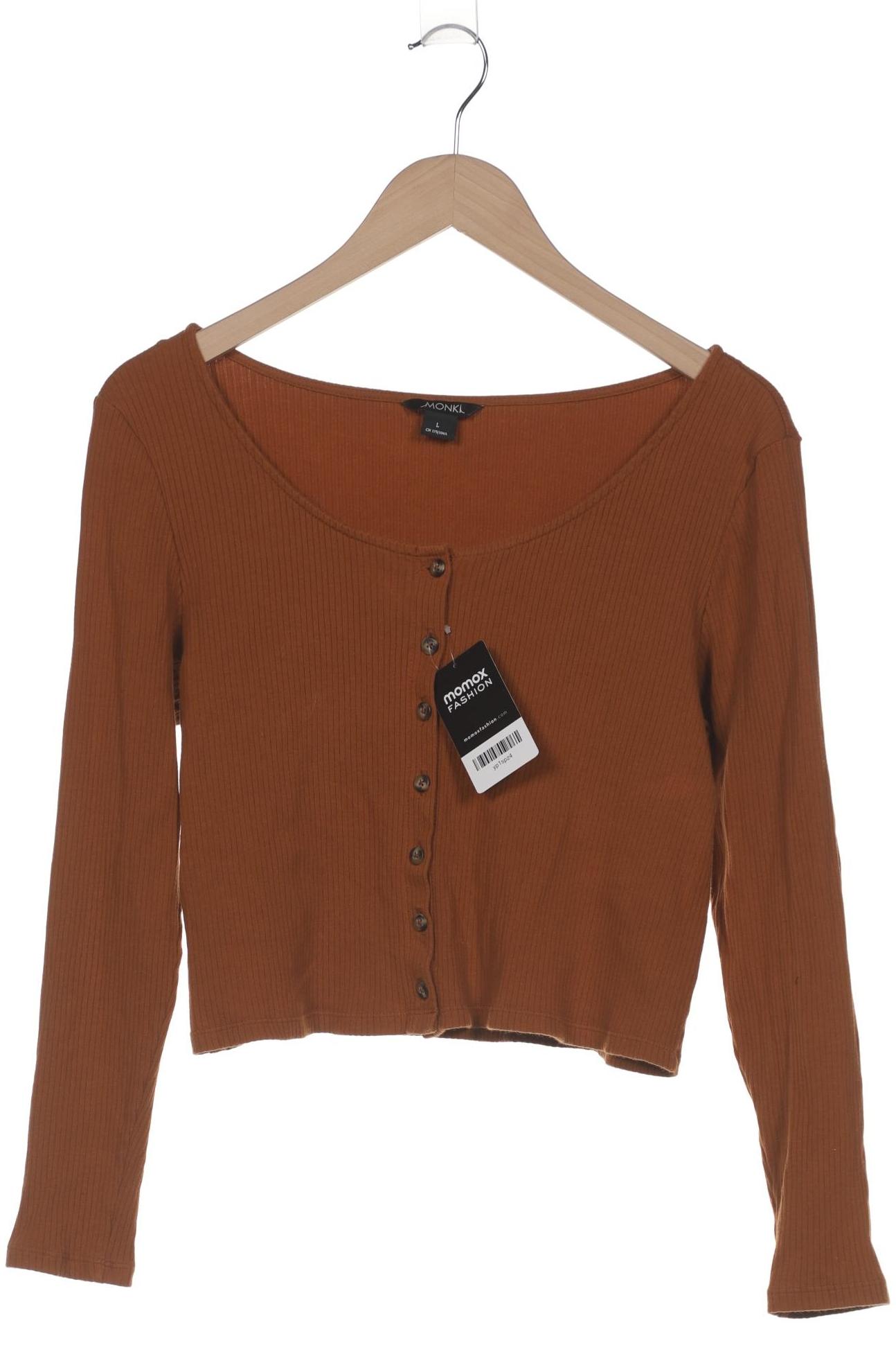 

Monki Damen Strickjacke, orange, Gr. 42