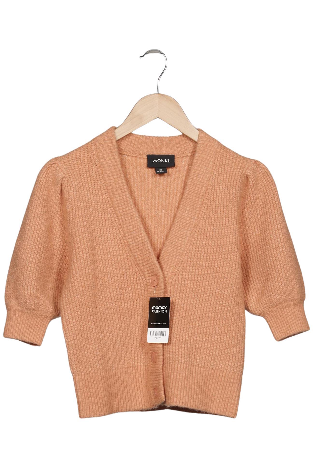 

Monki Damen Strickjacke, orange, Gr. 34