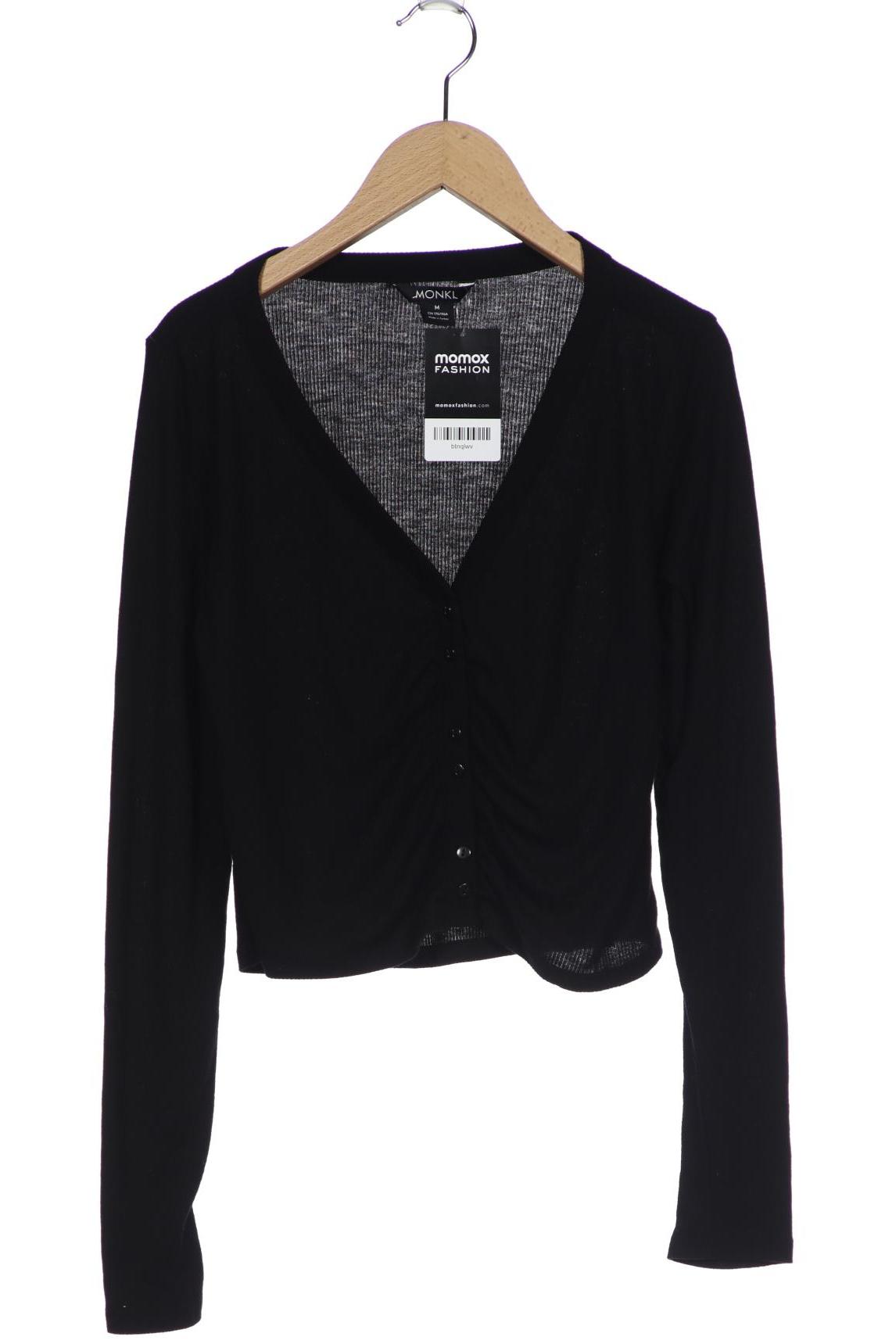 

Monki Damen Strickjacke, schwarz, Gr. 38