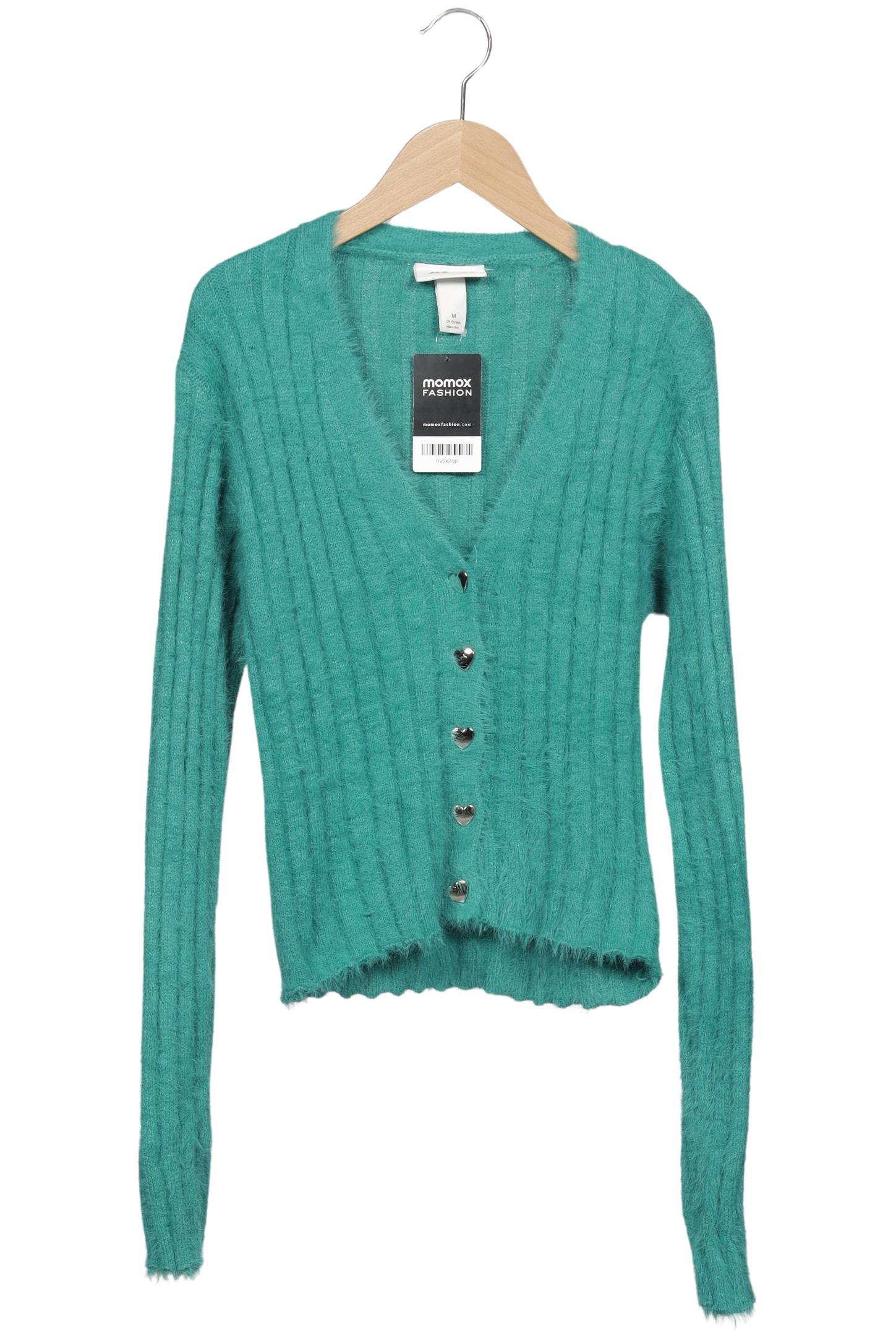 

Monki Damen Strickjacke, grün, Gr. 38