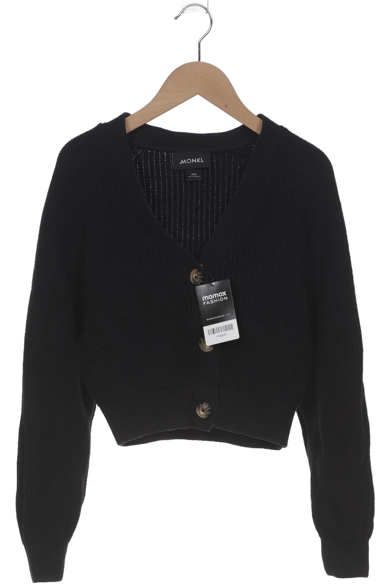 

Monki Damen Strickjacke, schwarz, Gr. 32
