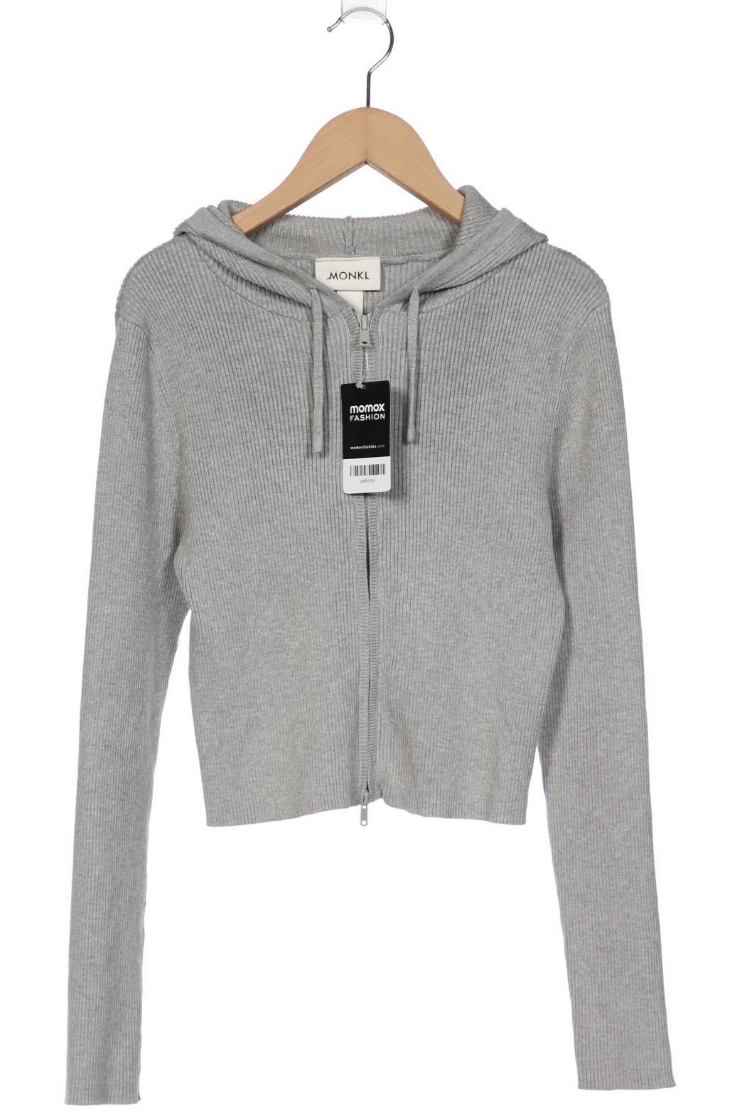 

MONKI Damen Strickjacke, grau