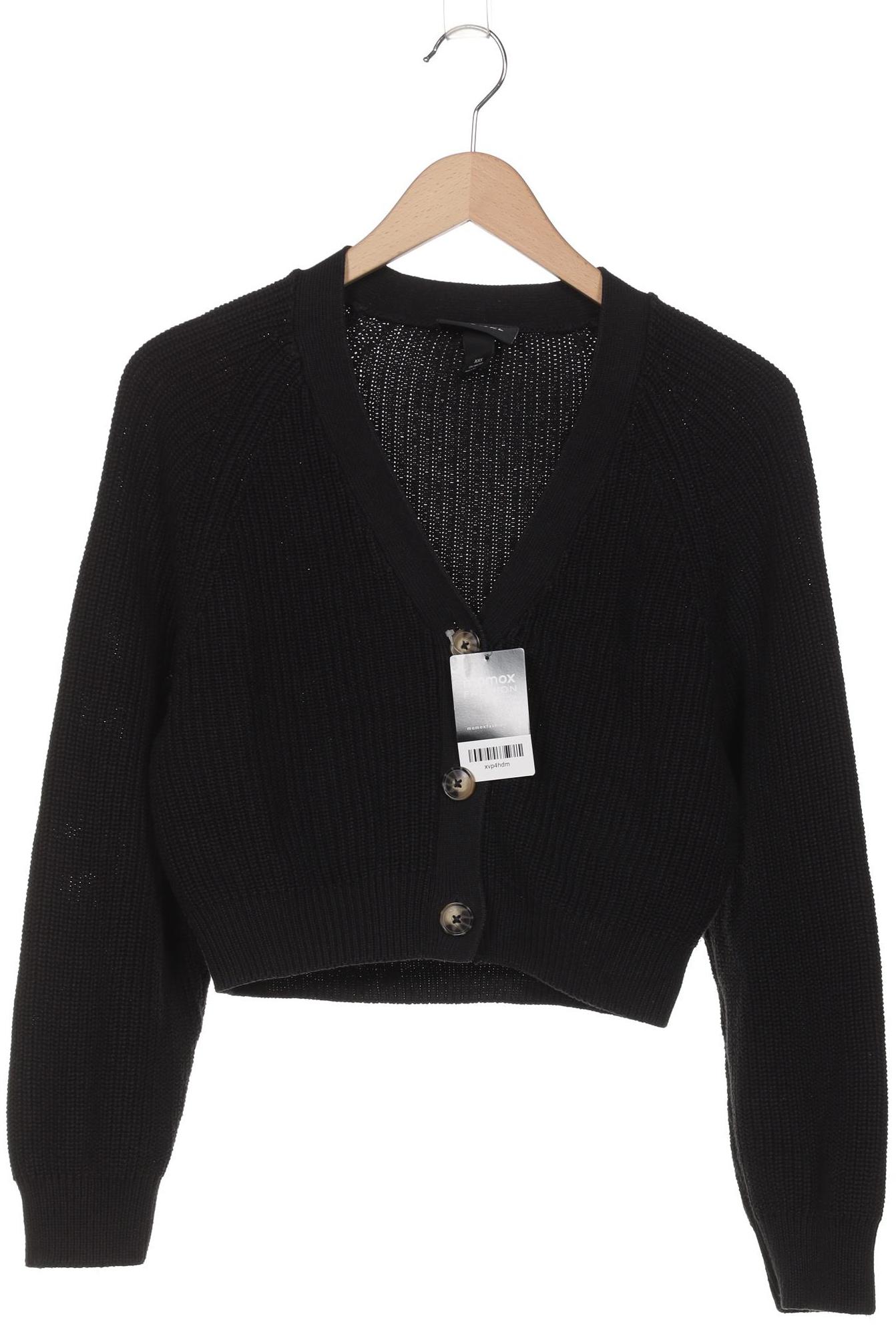 

Monki Damen Strickjacke, schwarz, Gr. 32