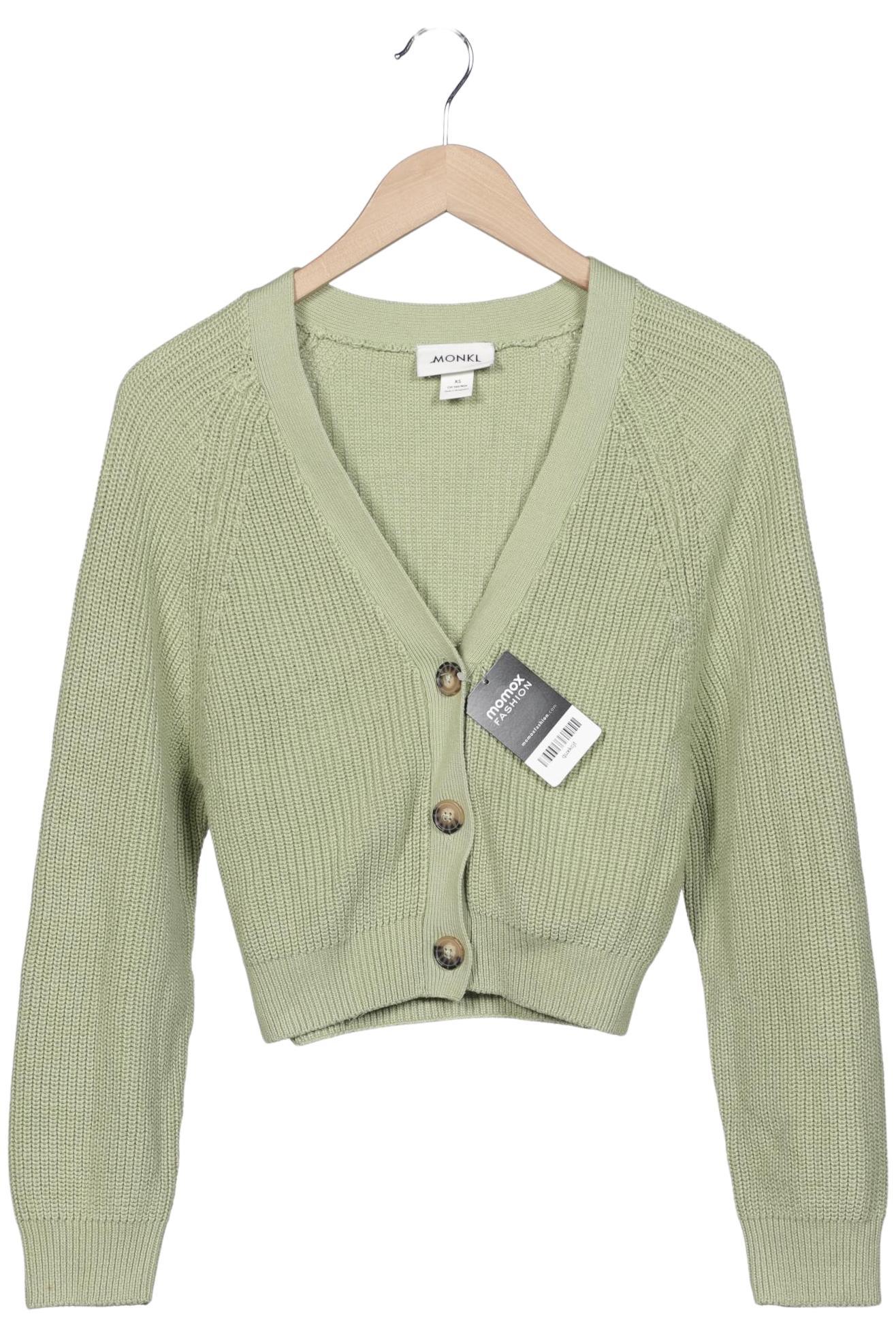 

Monki Damen Strickjacke, hellgrün, Gr. 34