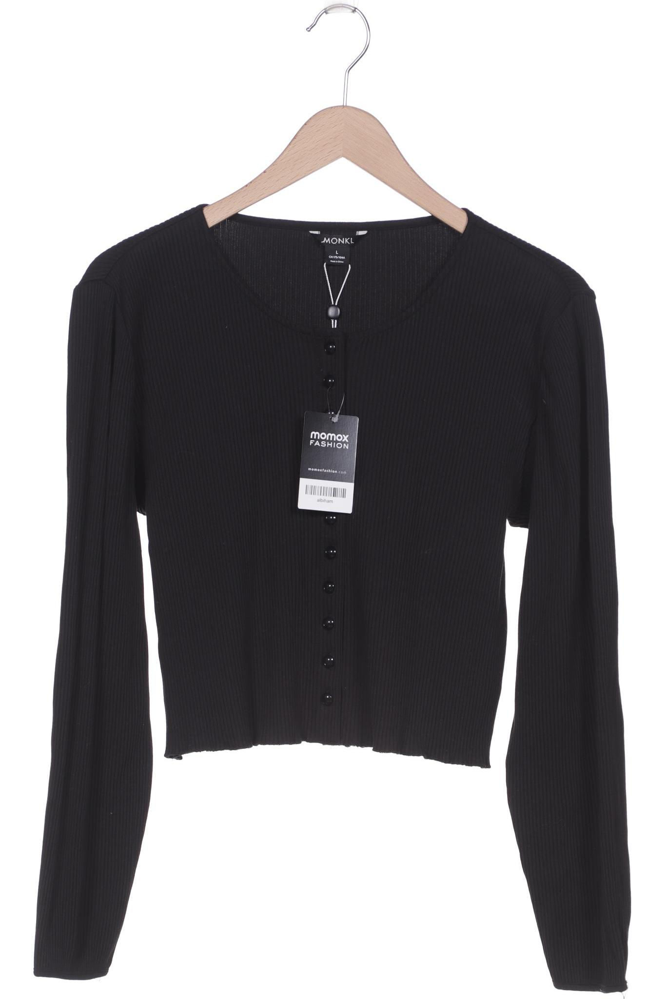 

Monki Damen Strickjacke, schwarz, Gr. 42