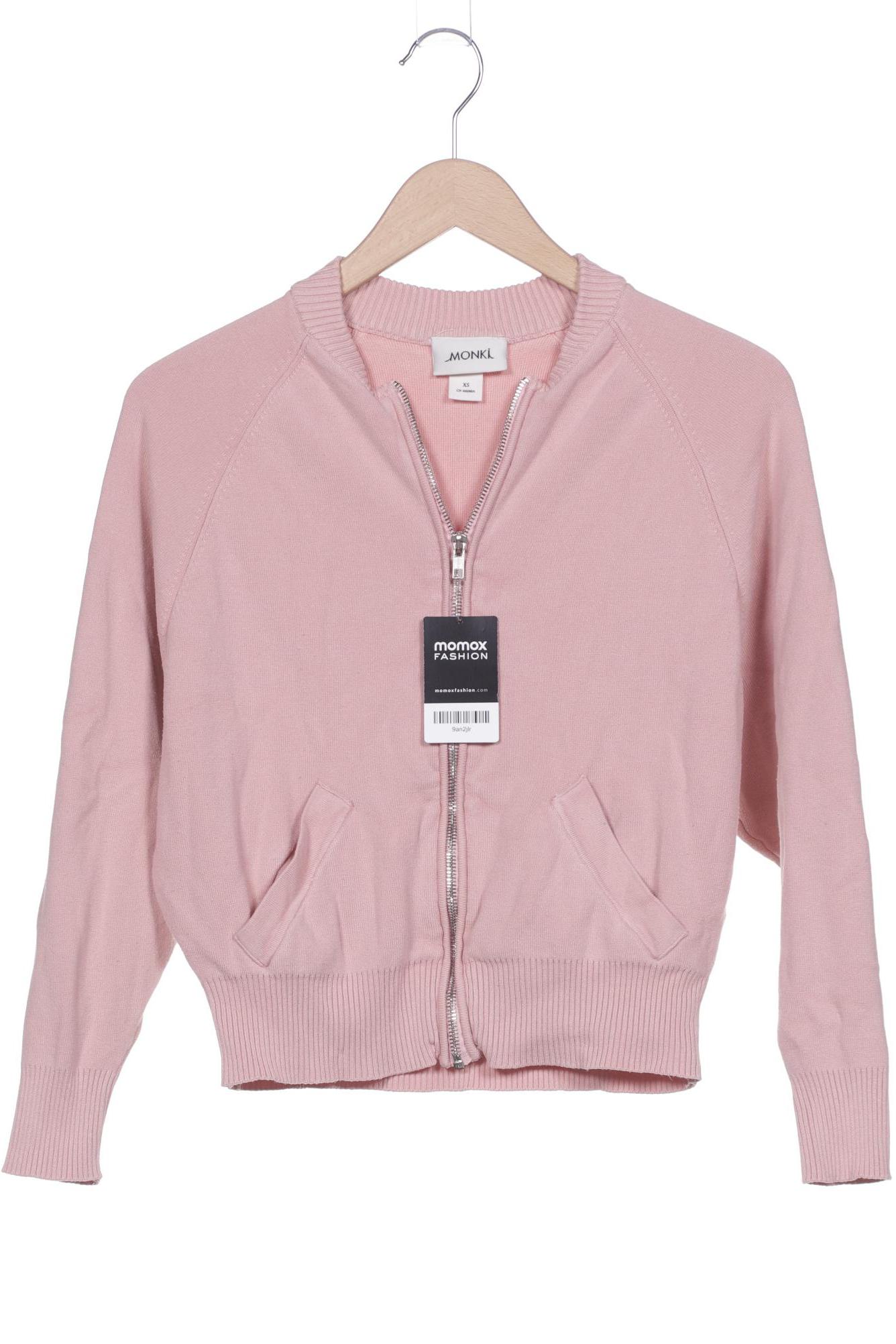 

Monki Damen Strickjacke, pink, Gr. 34