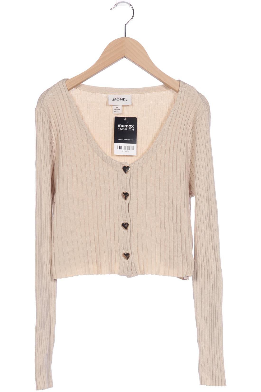 

Monki Damen Strickjacke, beige, Gr. 38