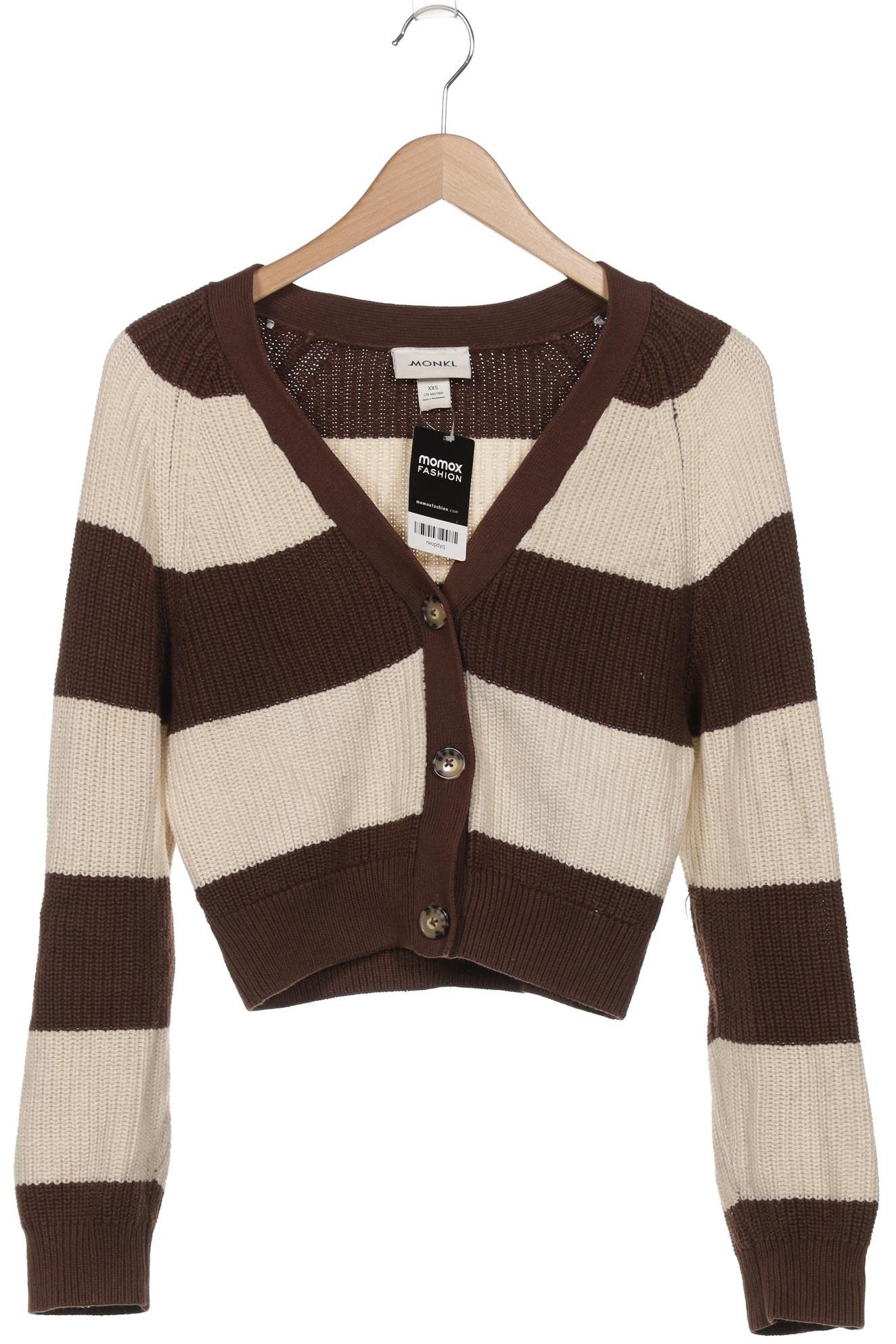 

Monki Damen Strickjacke, braun, Gr. 32