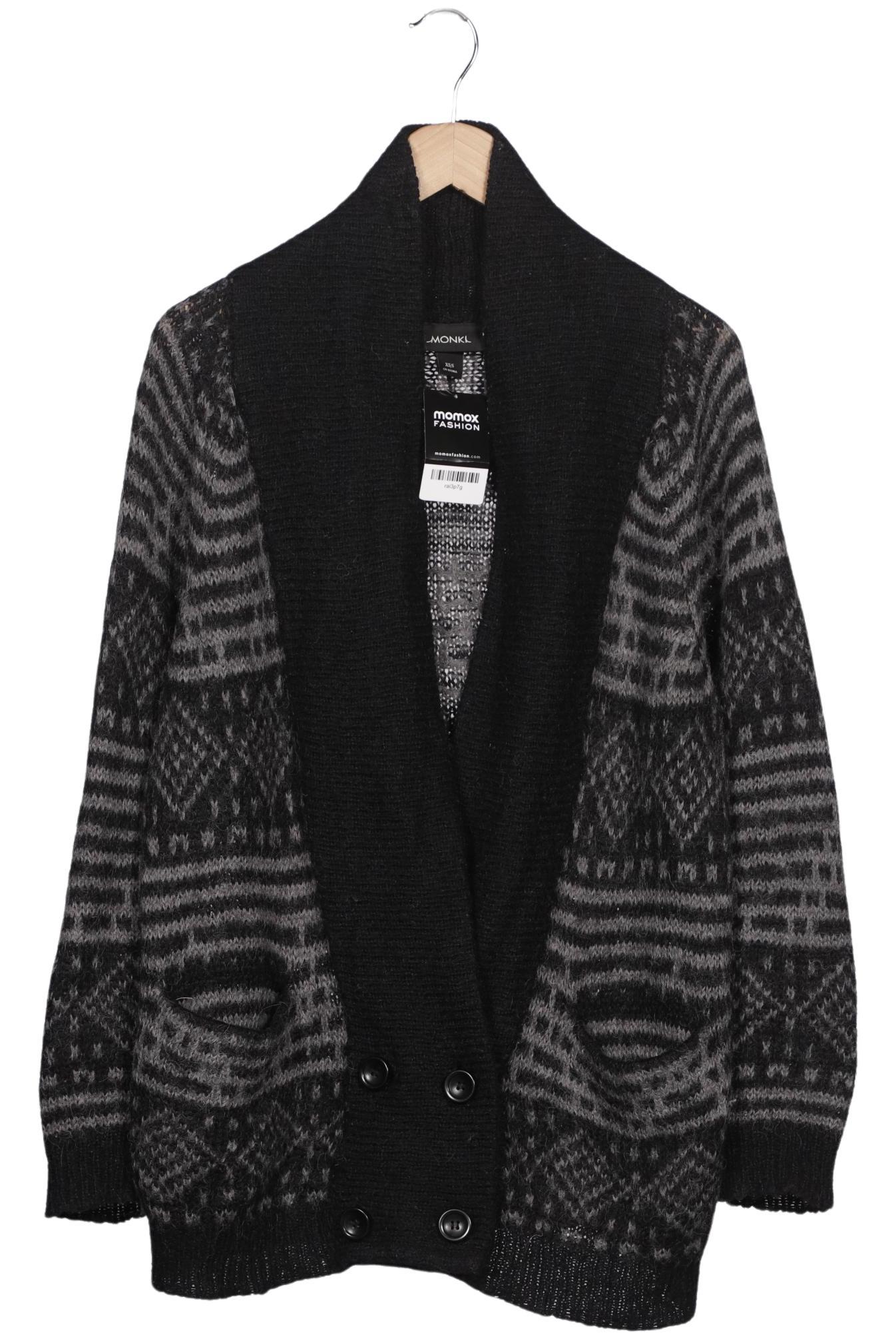 

Monki Damen Strickjacke, schwarz, Gr. 34