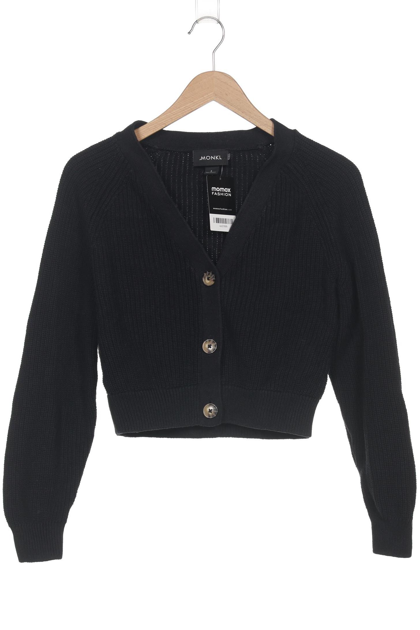 

Monki Damen Strickjacke, schwarz, Gr. 36
