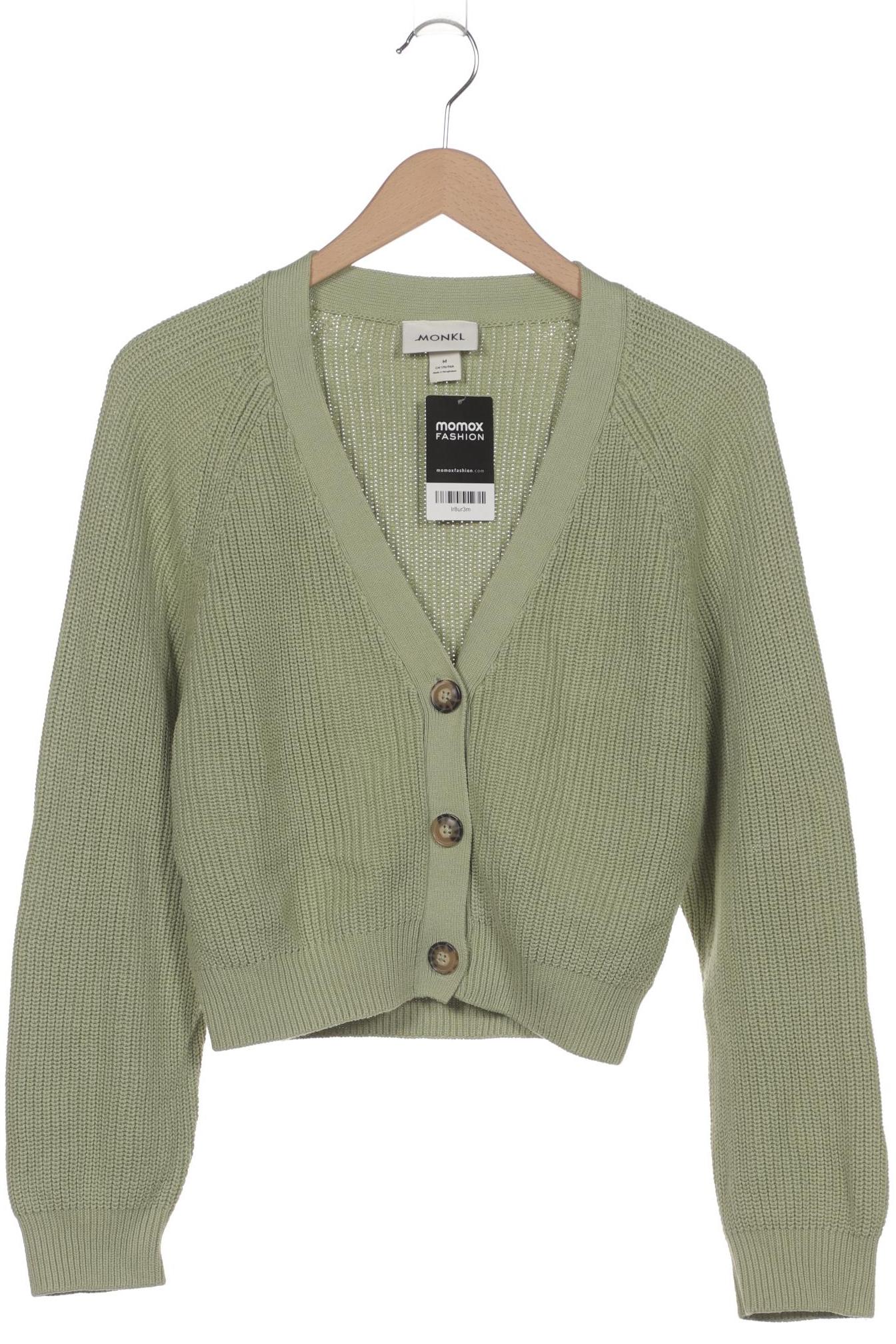 

Monki Damen Strickjacke, grün, Gr. 38