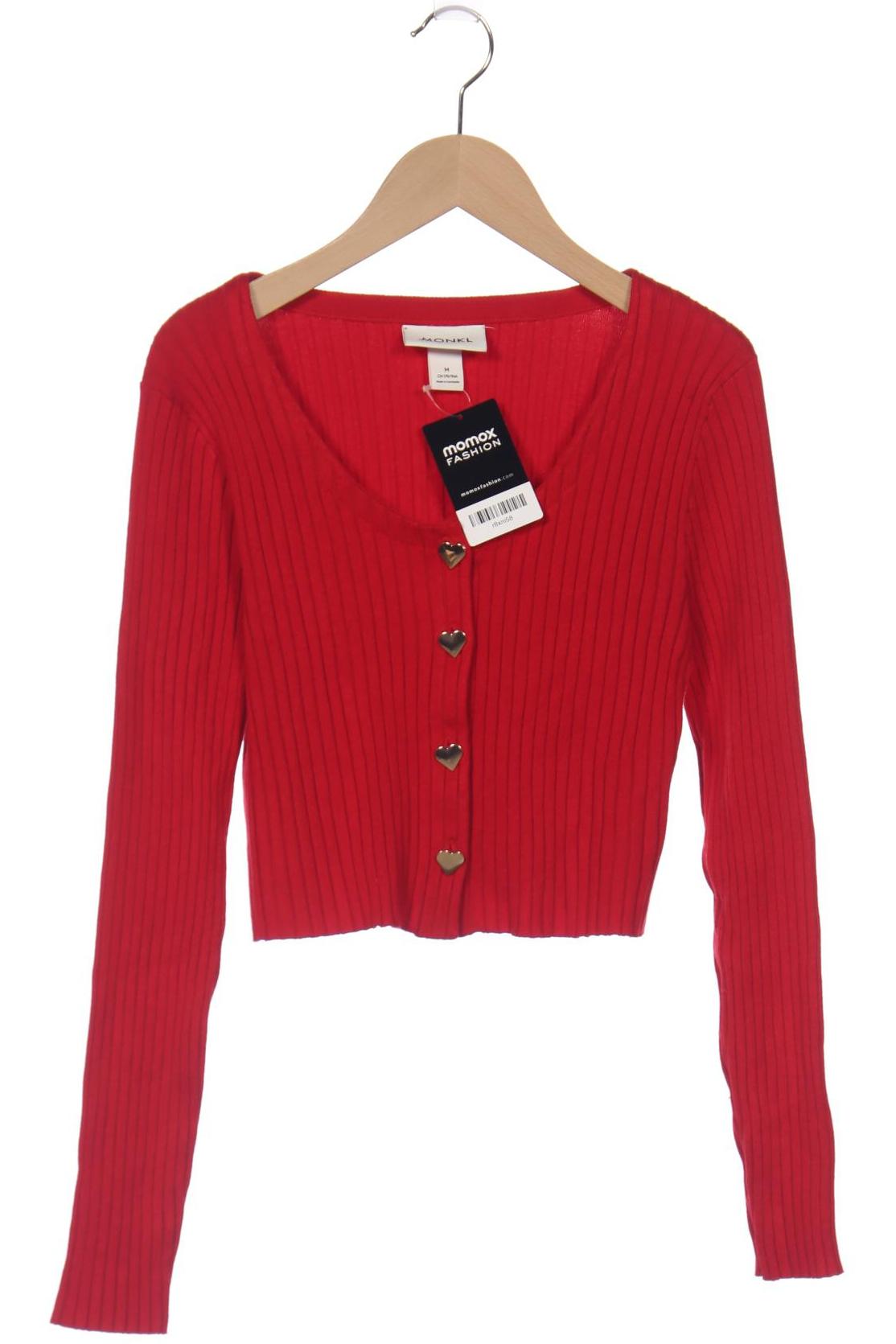 

MONKI Damen Strickjacke, rot