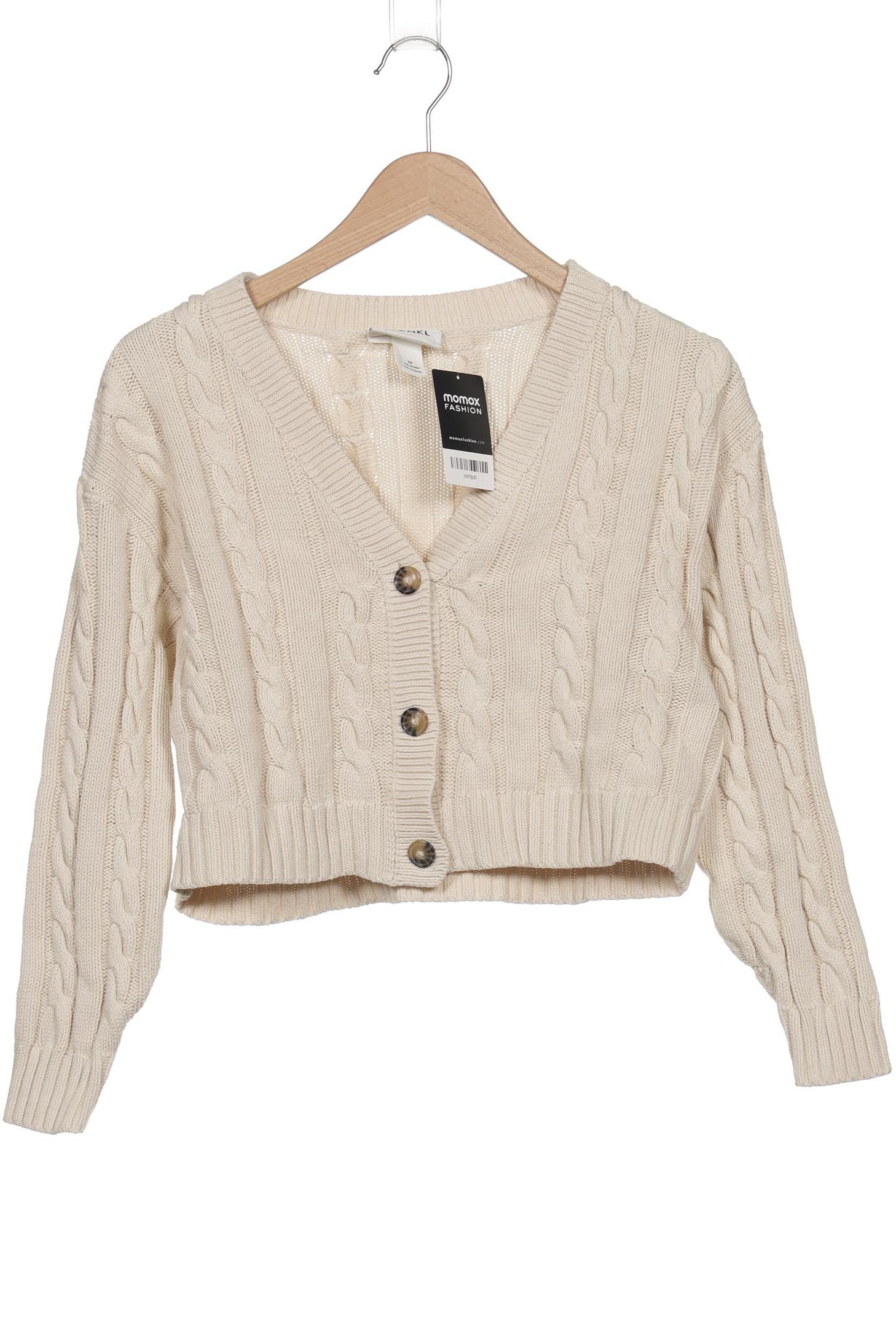

Monki Damen Strickjacke, beige, Gr. 38