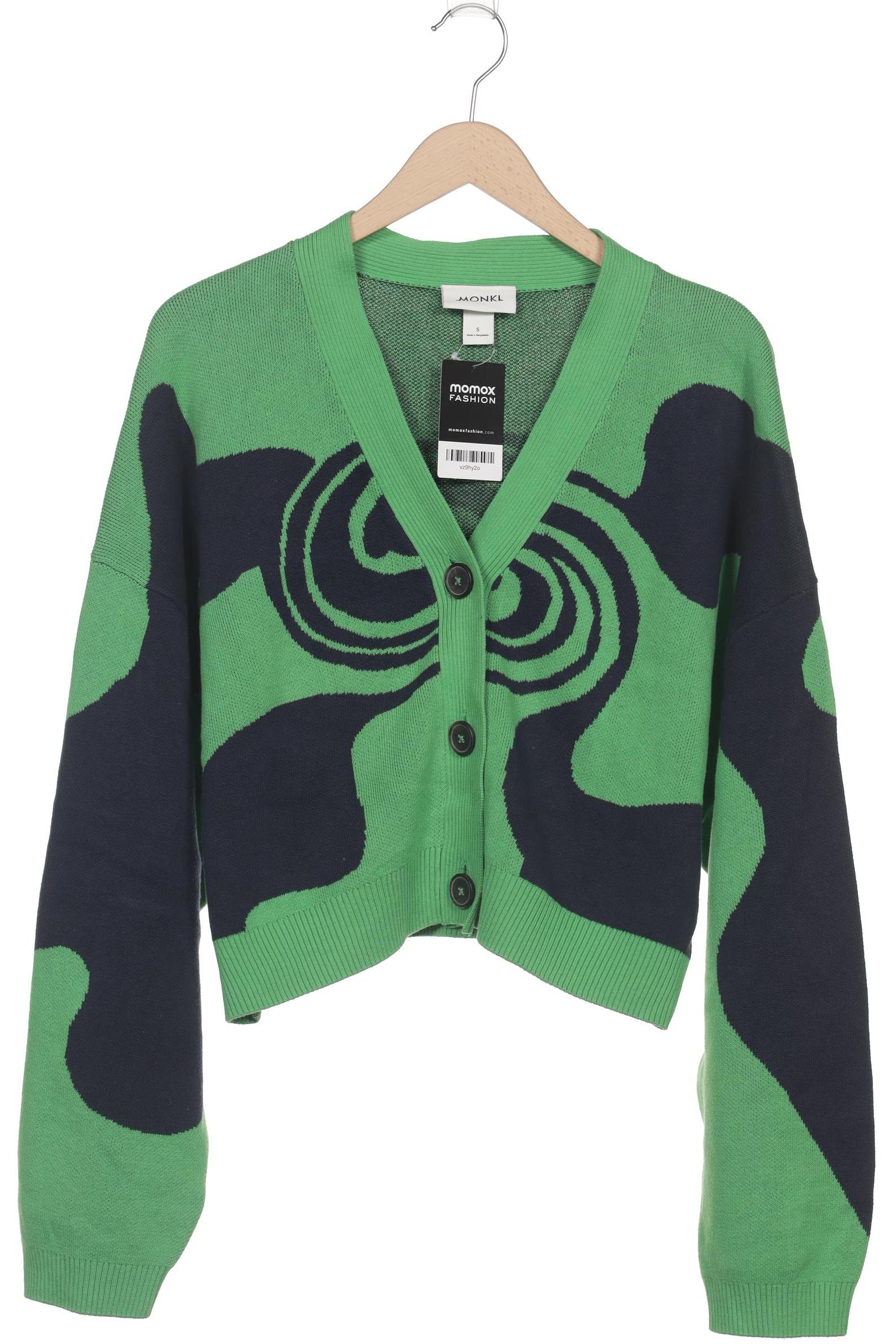 

Monki Damen Strickjacke, grün, Gr. 36