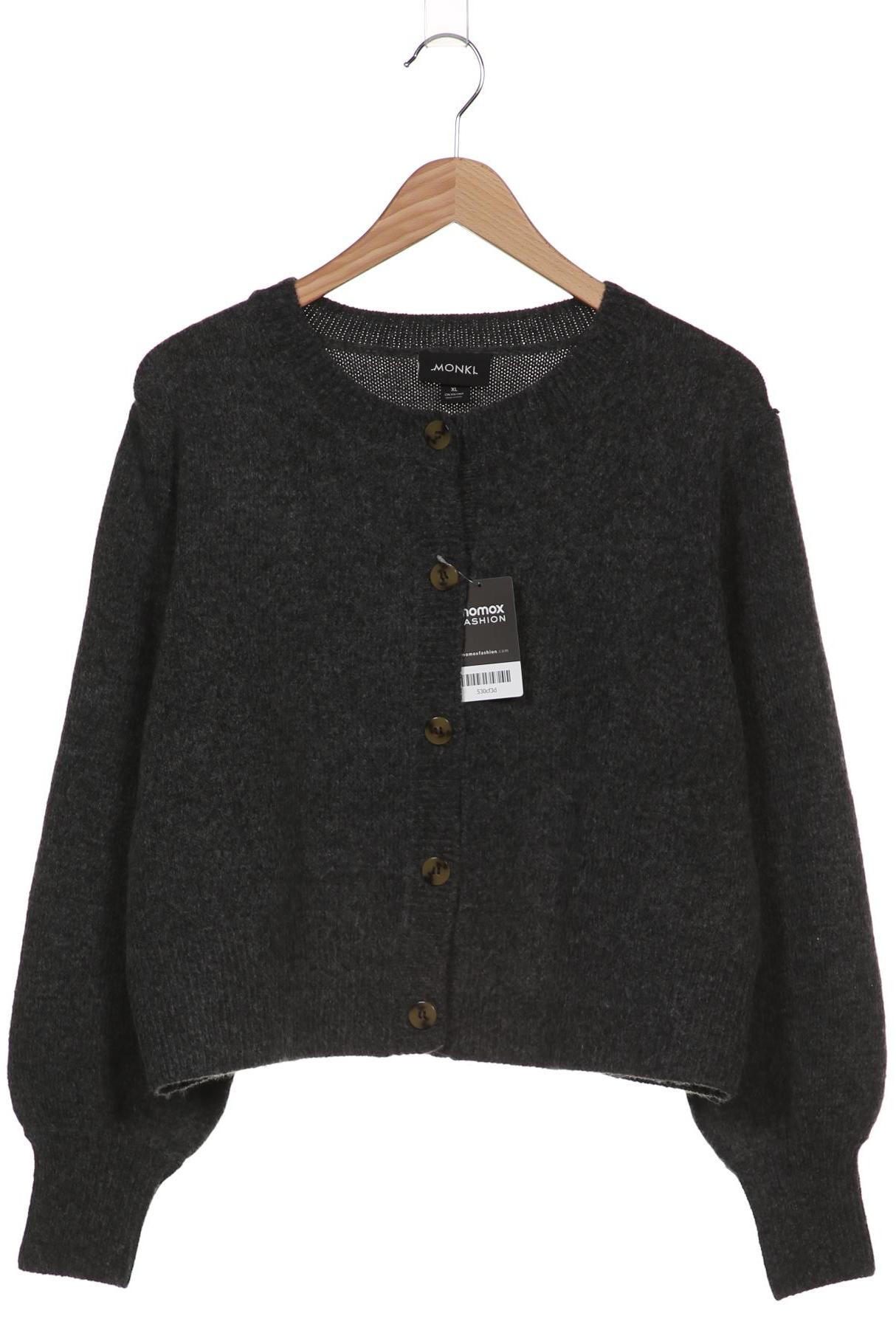 

Monki Damen Strickjacke, grau, Gr. 44