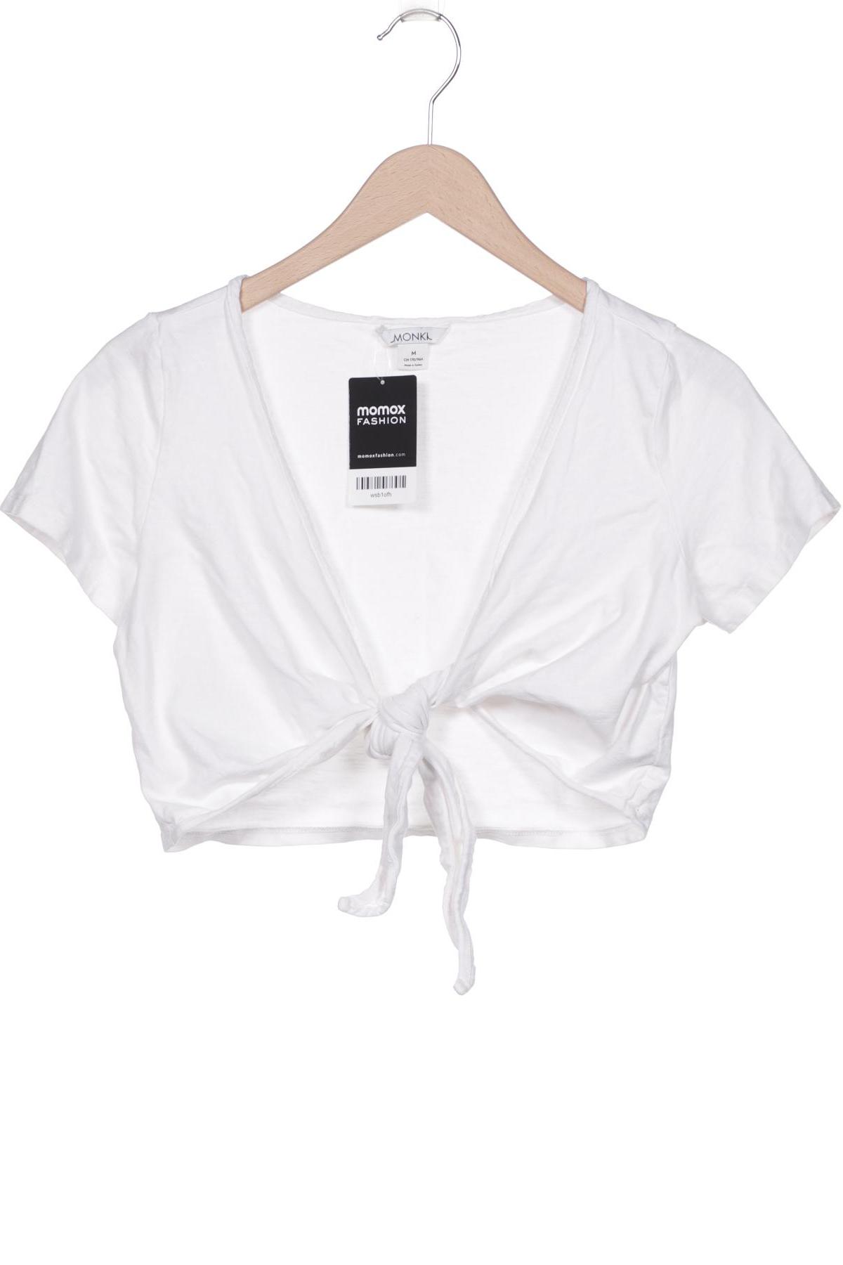 

MONKI Damen Strickjacke, weiß