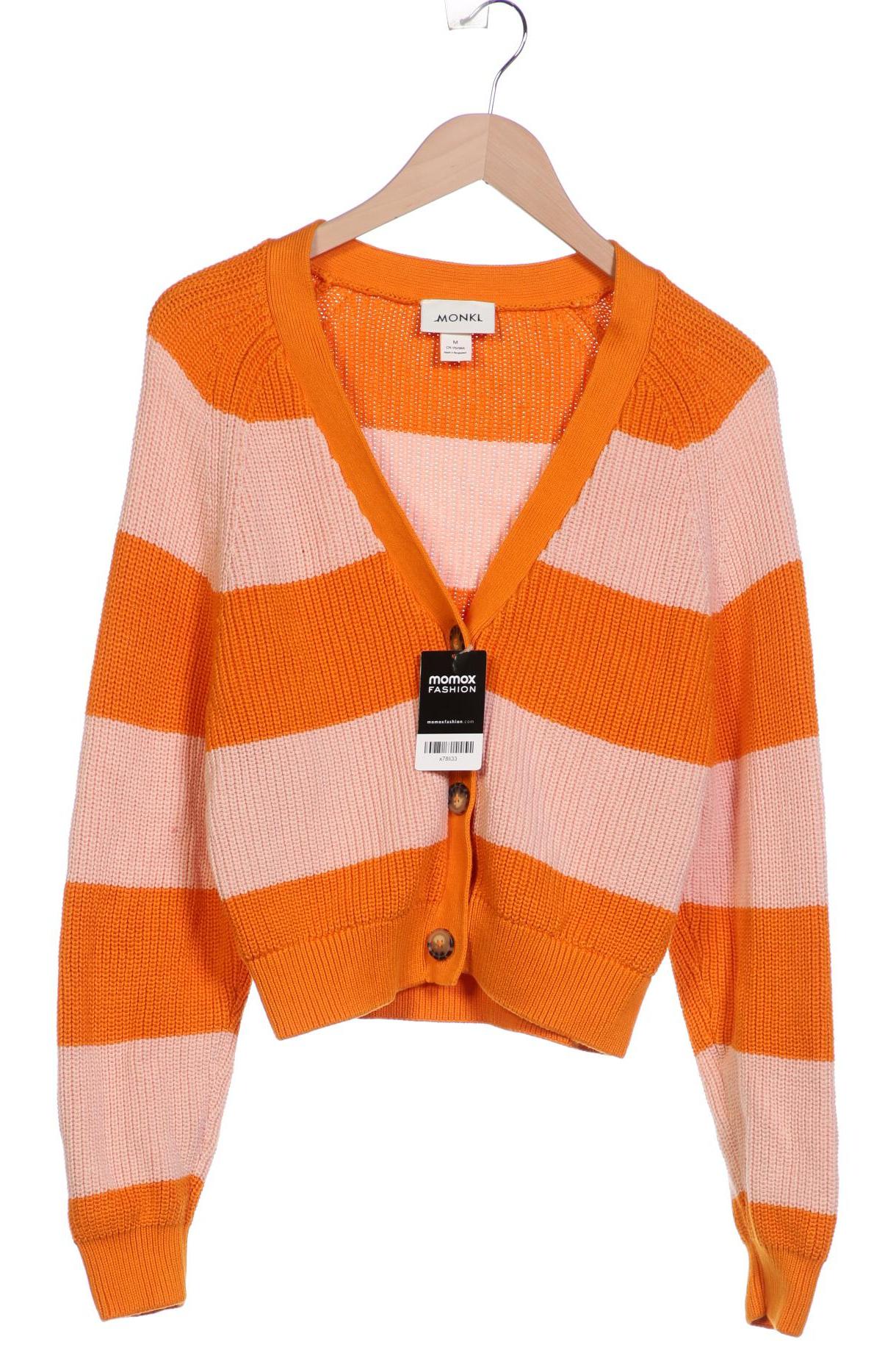 

Monki Damen Strickjacke, orange, Gr. 38