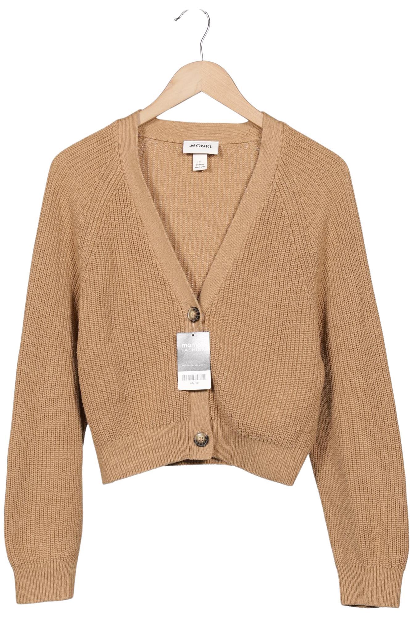 

Monki Damen Strickjacke, beige, Gr. 36