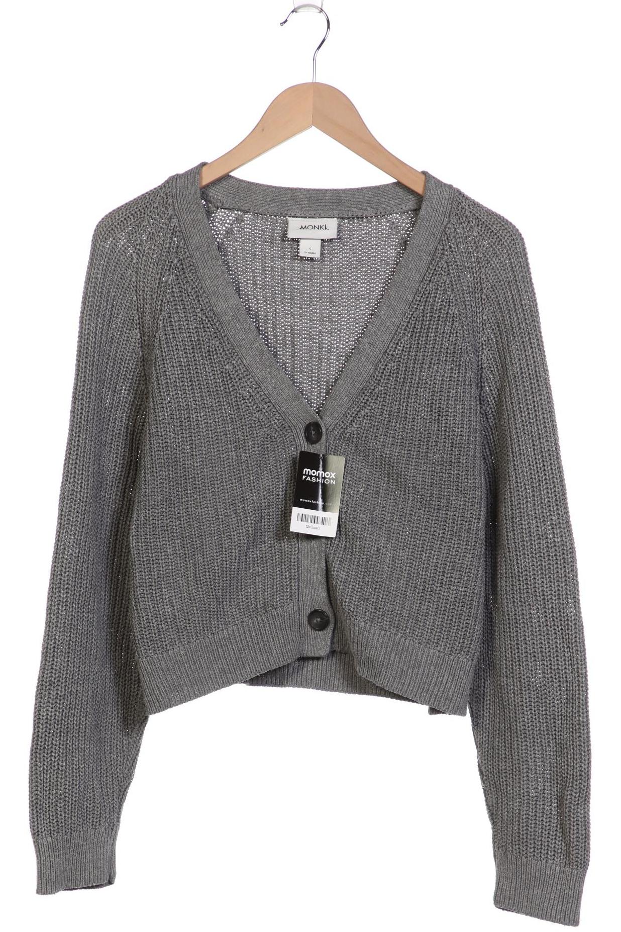 

Monki Damen Strickjacke, grau, Gr. 36