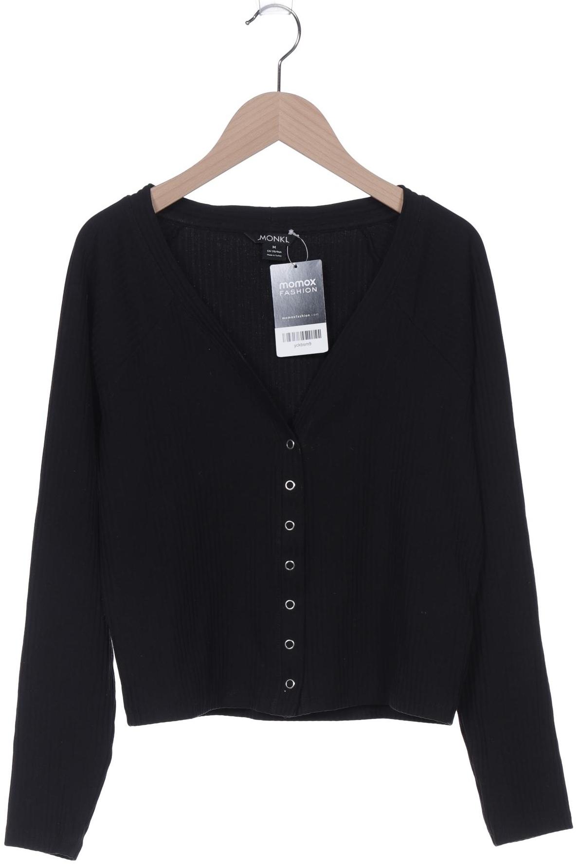 

Monki Damen Strickjacke, schwarz, Gr. 38