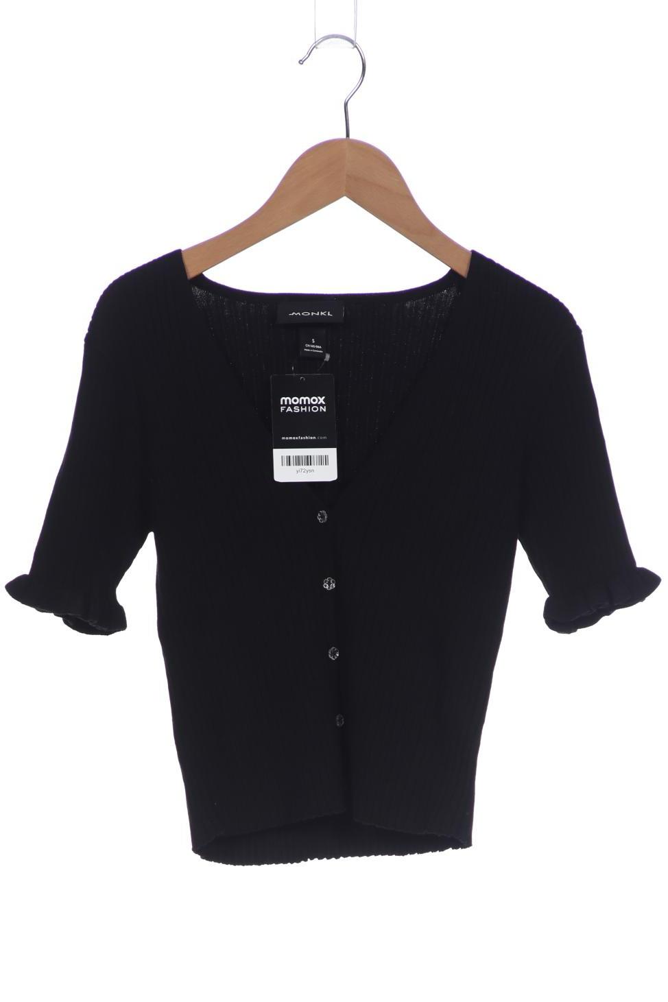 

Monki Damen Strickjacke, schwarz, Gr. 36