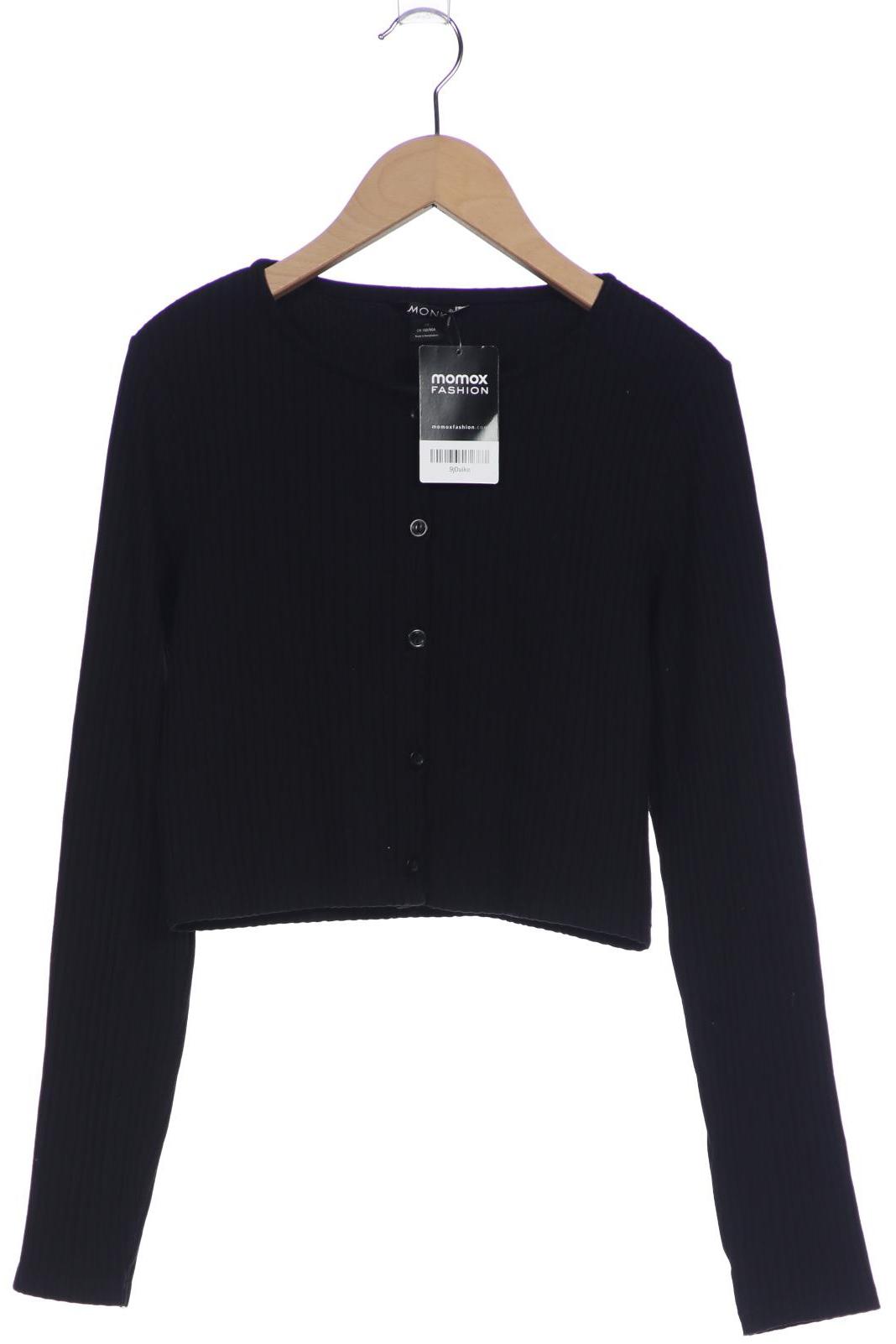 

Monki Damen Strickjacke, schwarz, Gr. 34
