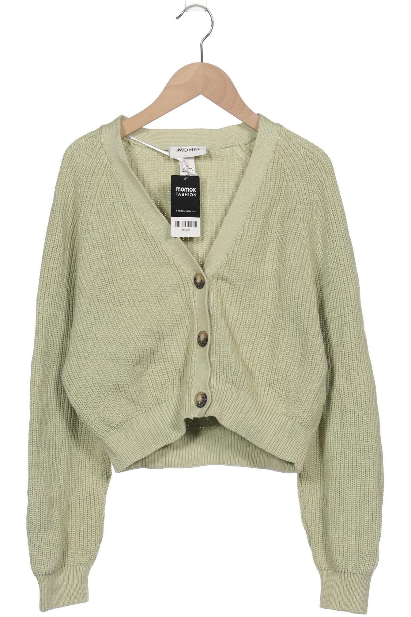

Monki Damen Strickjacke, hellgrün, Gr. 36