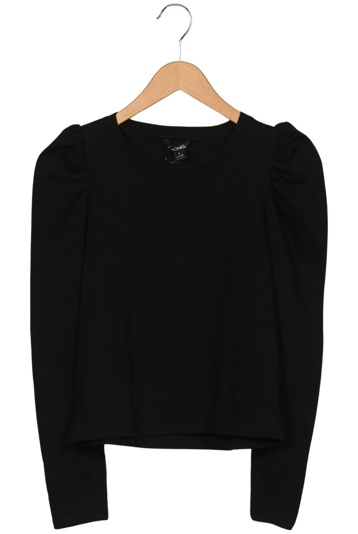 

Monki Damen Sweatshirt, schwarz, Gr. 36