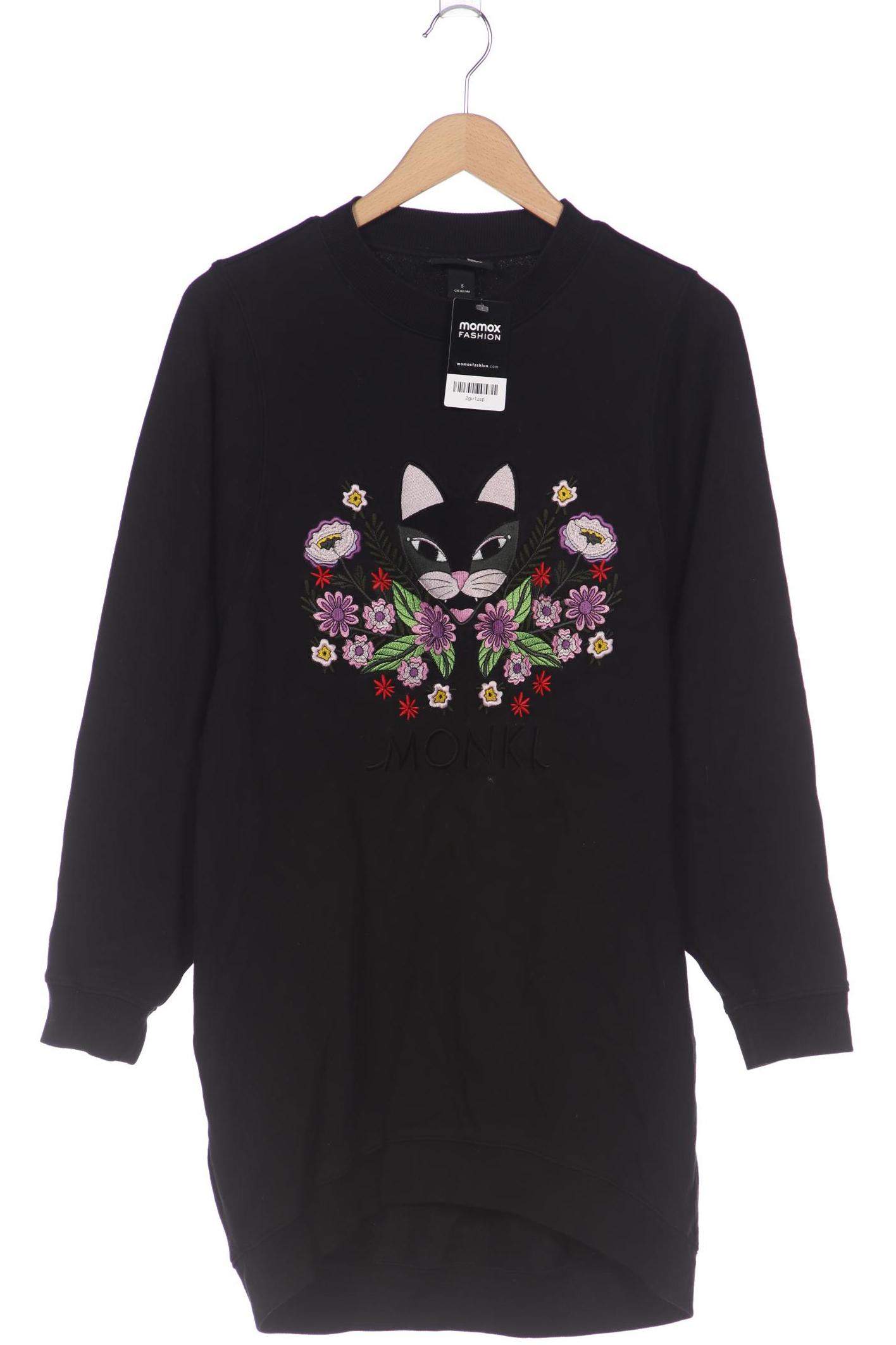 

Monki Damen Sweatshirt, schwarz, Gr. 36