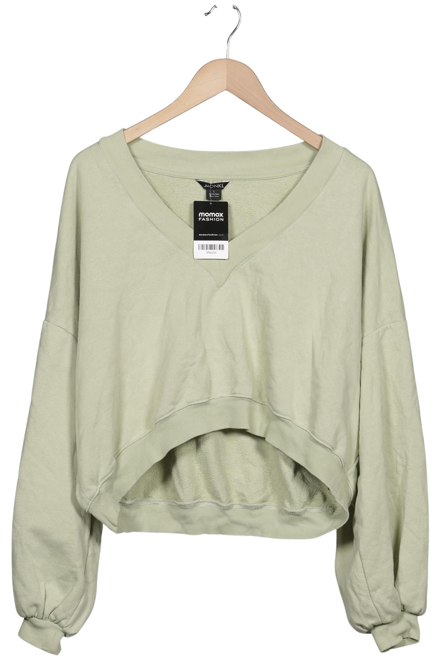 

Monki Damen Sweatshirt, hellgrün, Gr. 42