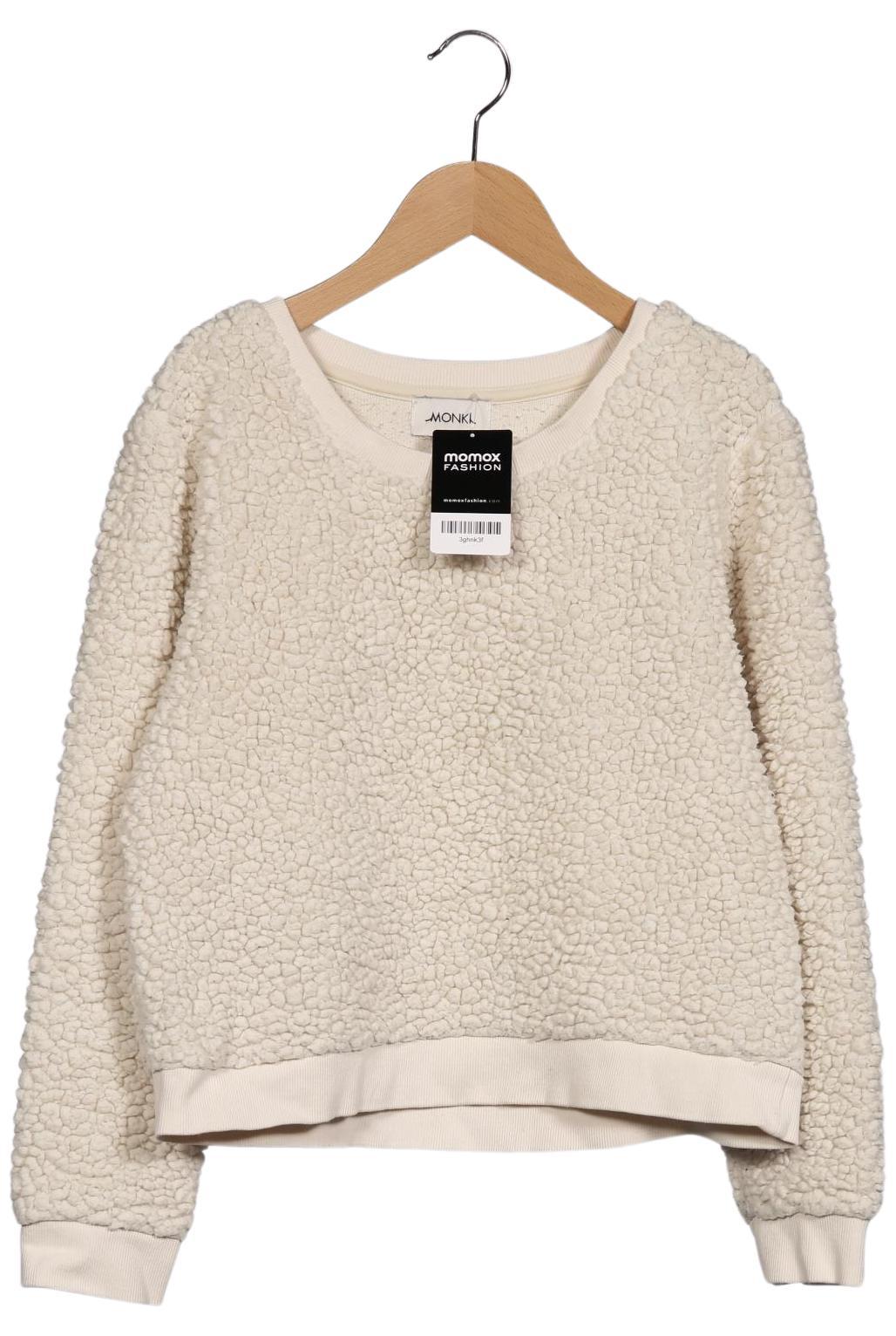 

Monki Damen Sweatshirt, weiß, Gr. 36