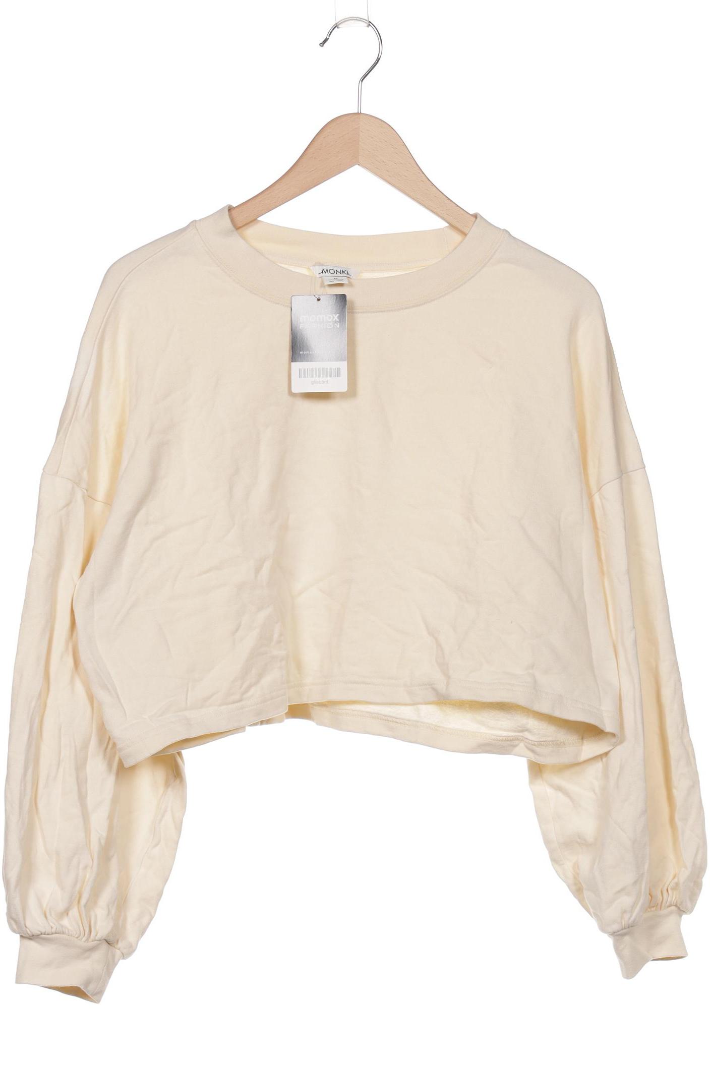 

Monki Damen Sweatshirt, beige, Gr. 38