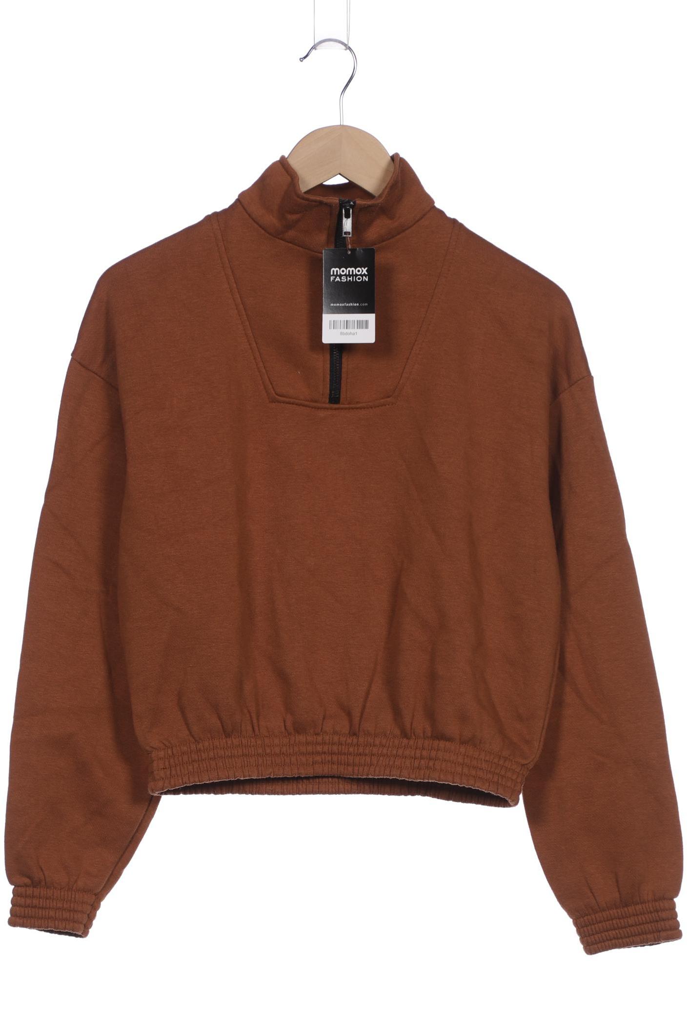 

Monki Damen Sweatshirt, braun, Gr. 36