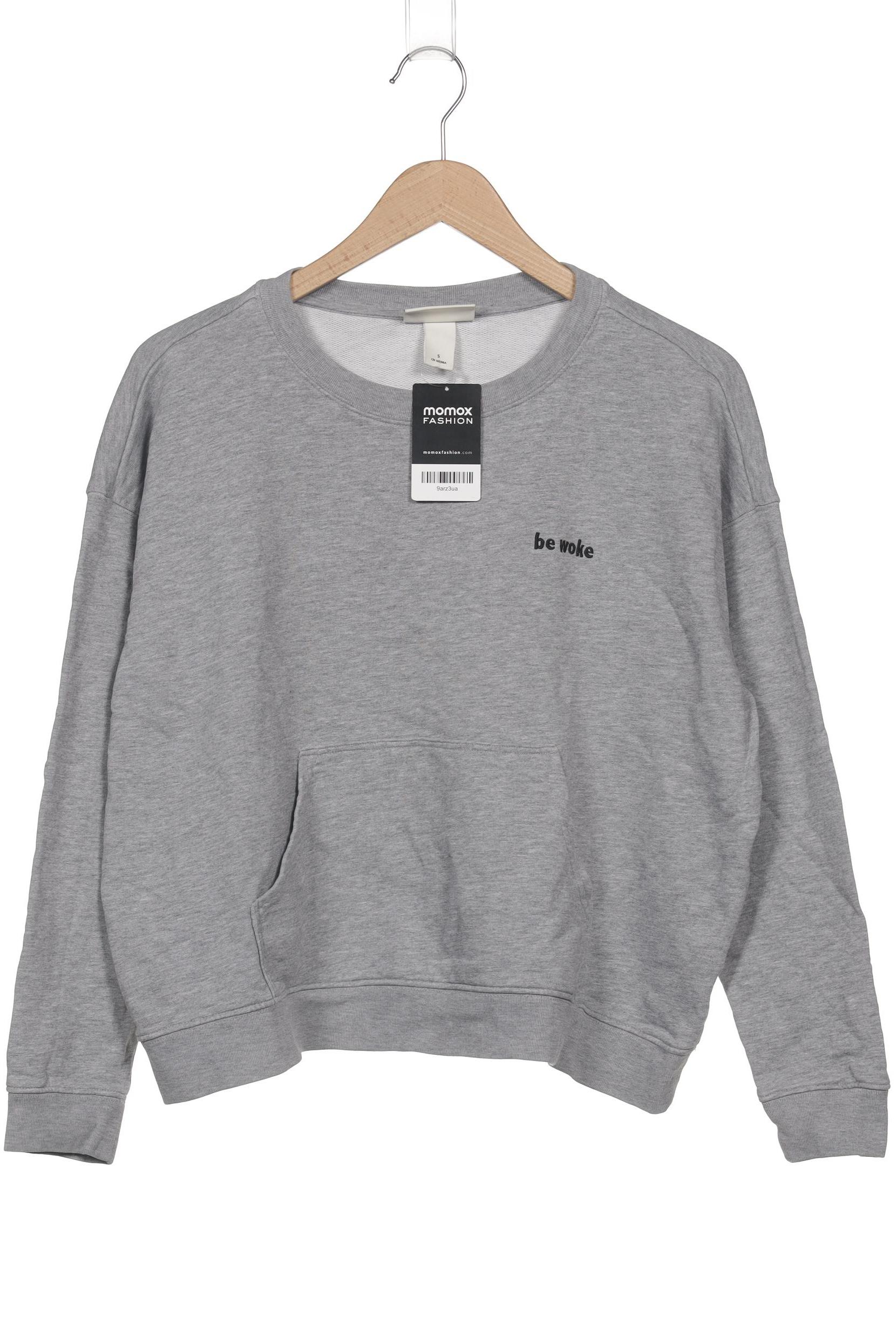 

Monki Damen Sweatshirt, grau, Gr. 36