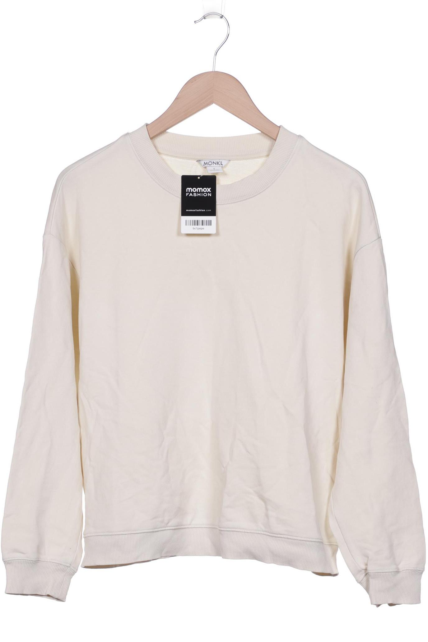 

MONKI Damen Sweatshirt, cremeweiß