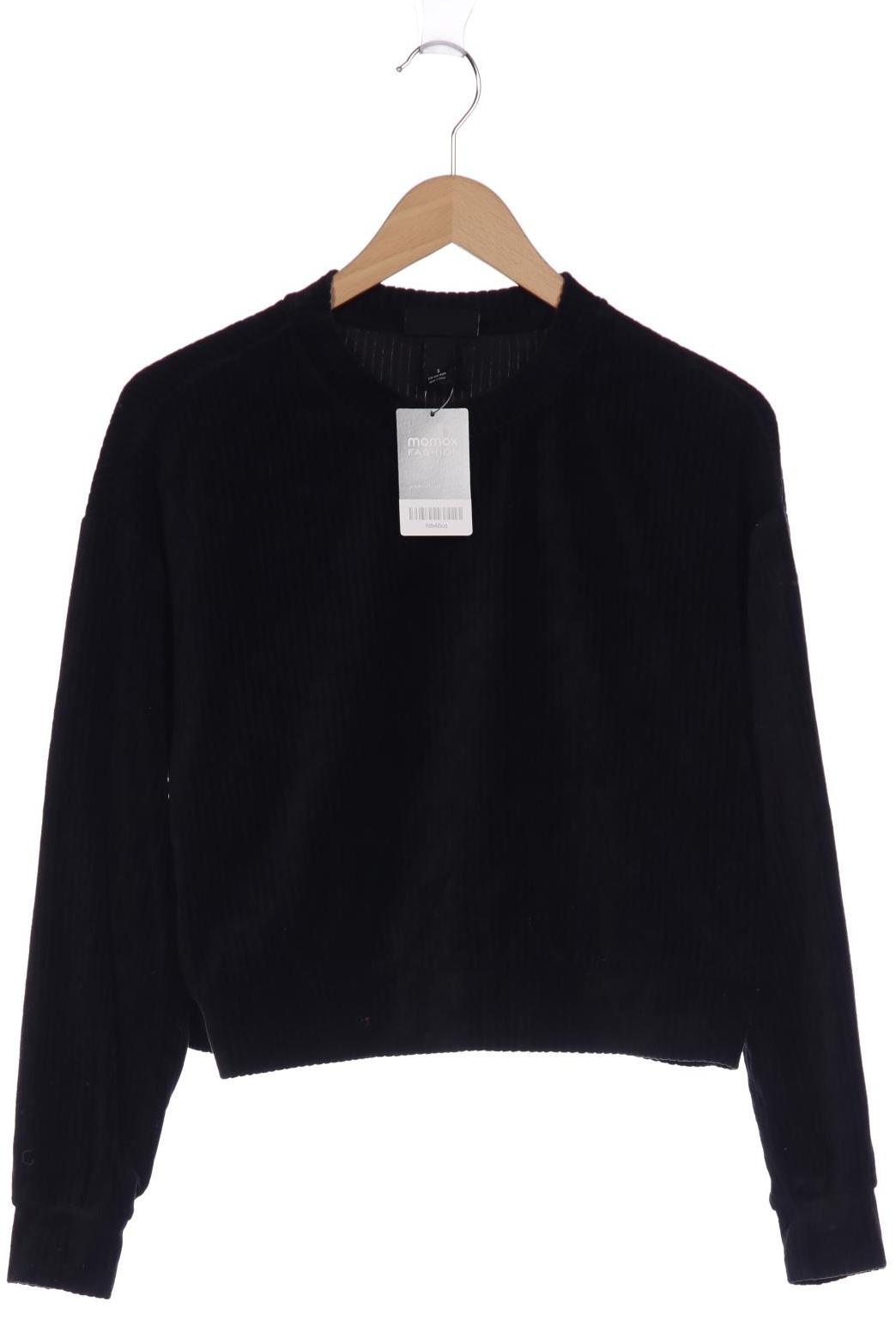 

Monki Damen Sweatshirt, schwarz, Gr. 36