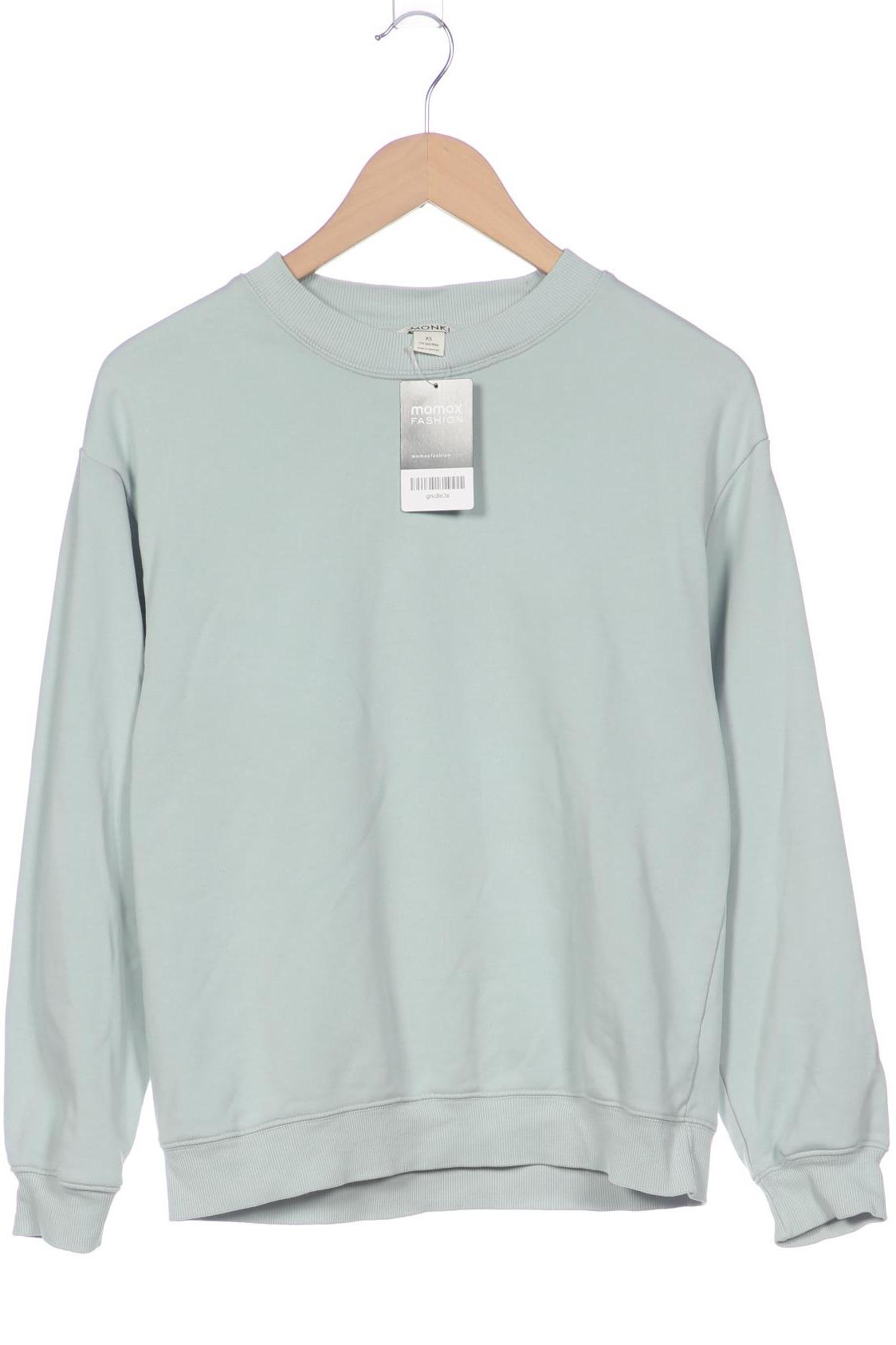 

Monki Damen Sweatshirt, hellgrün, Gr. 34