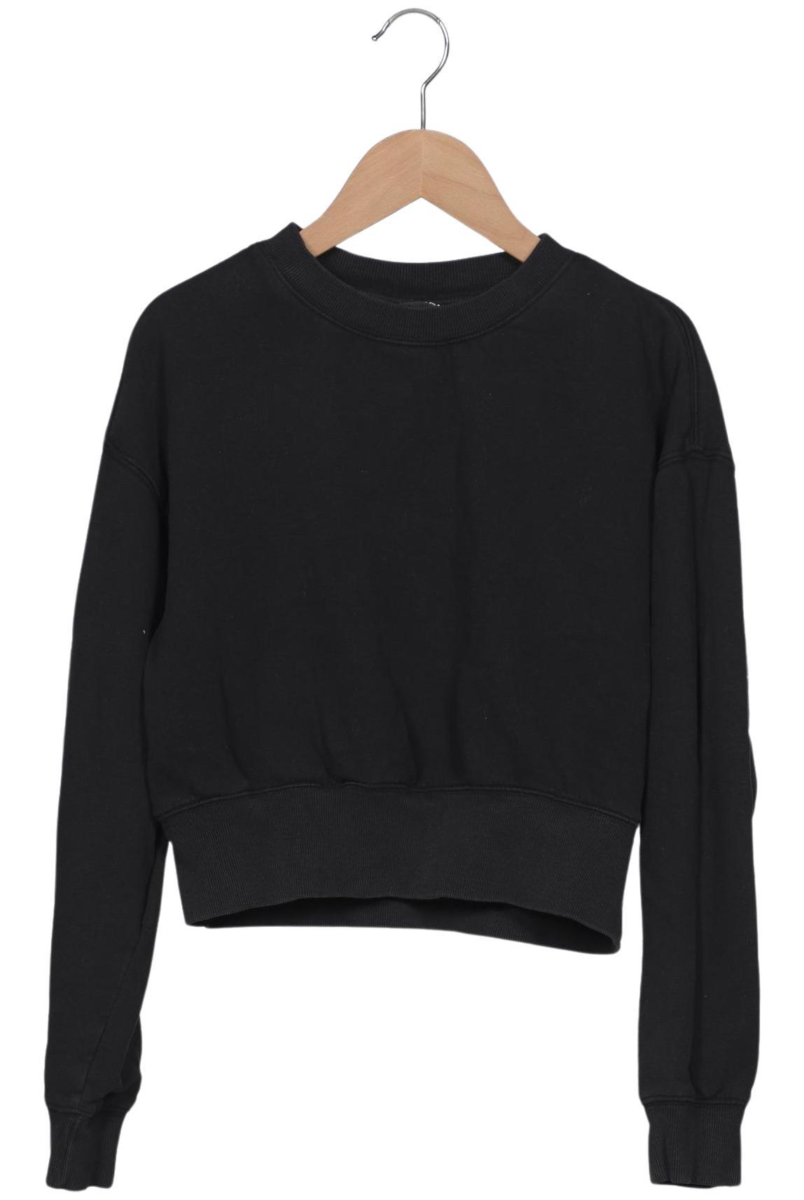 

Monki Damen Sweatshirt, schwarz, Gr. 34
